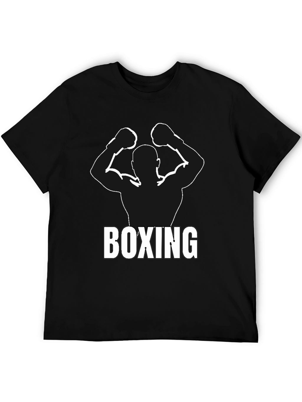 Boxing Silhouette Graphic T-Shirt