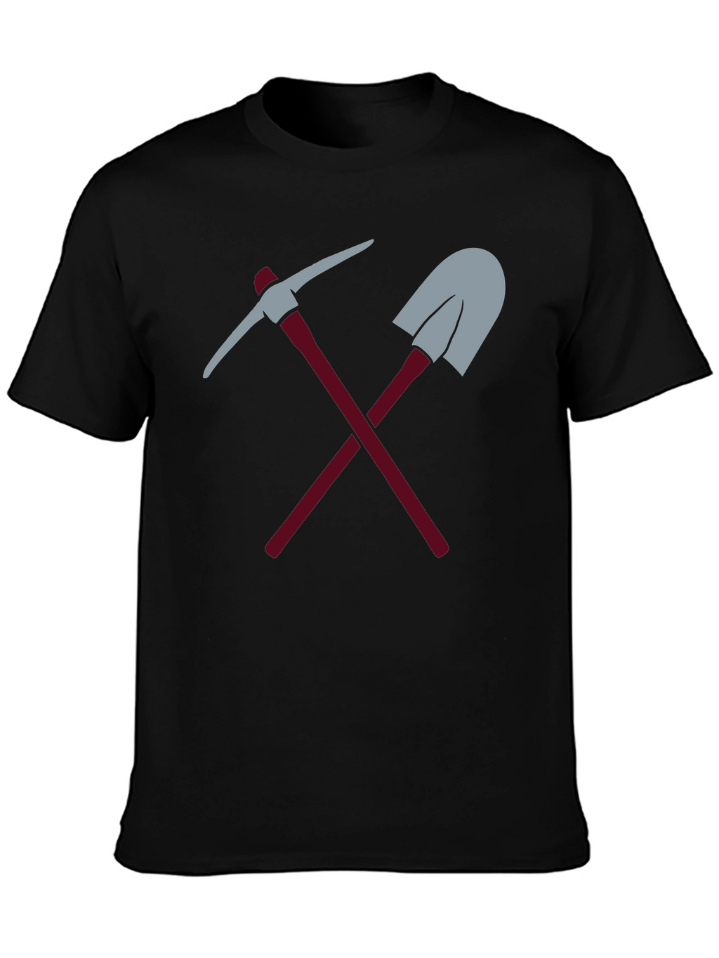Miners Tools Graphic Tee - Black Casual Shirt