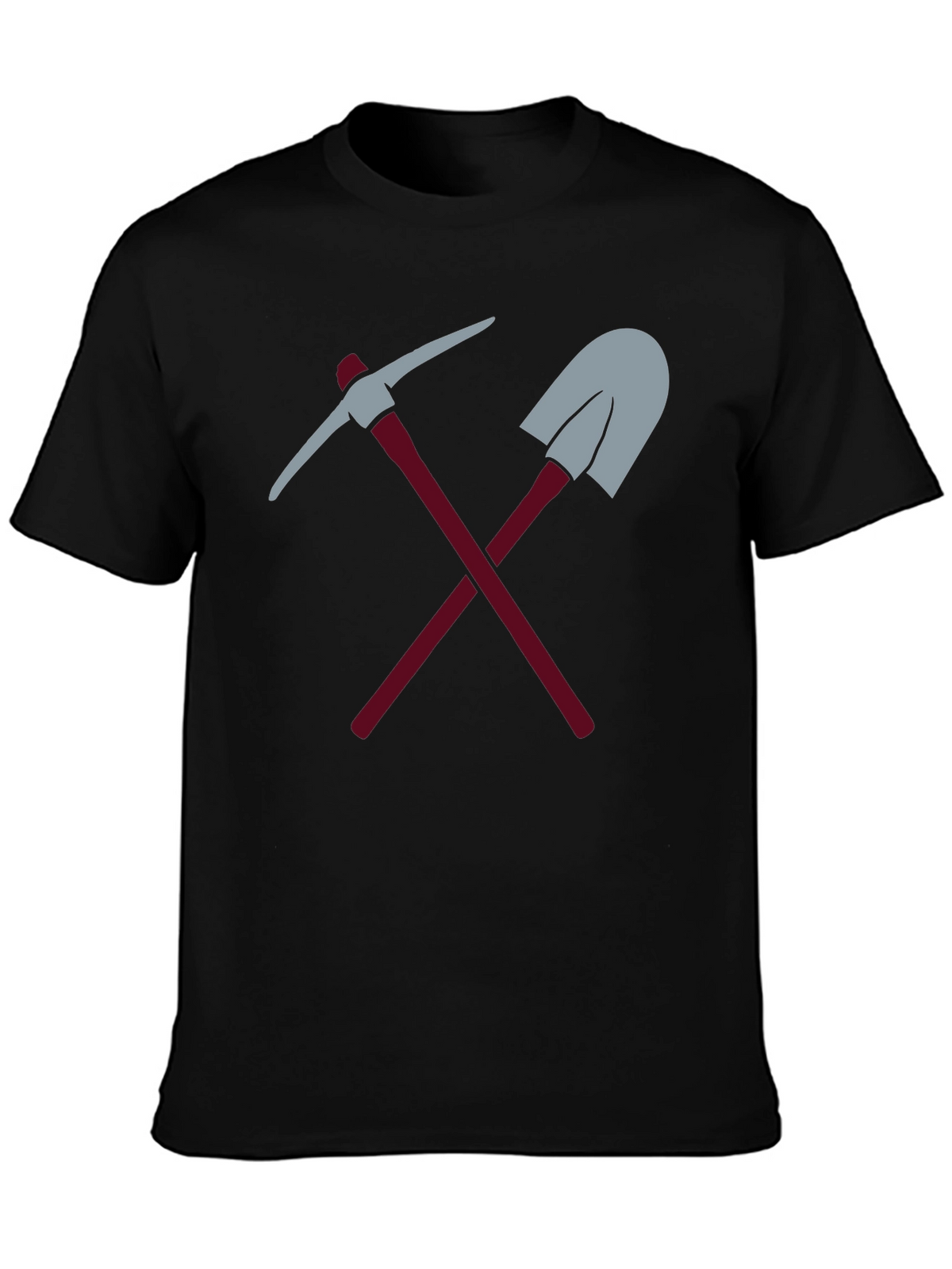 Miners Tools Graphic Tee - Black Casual Shirt
