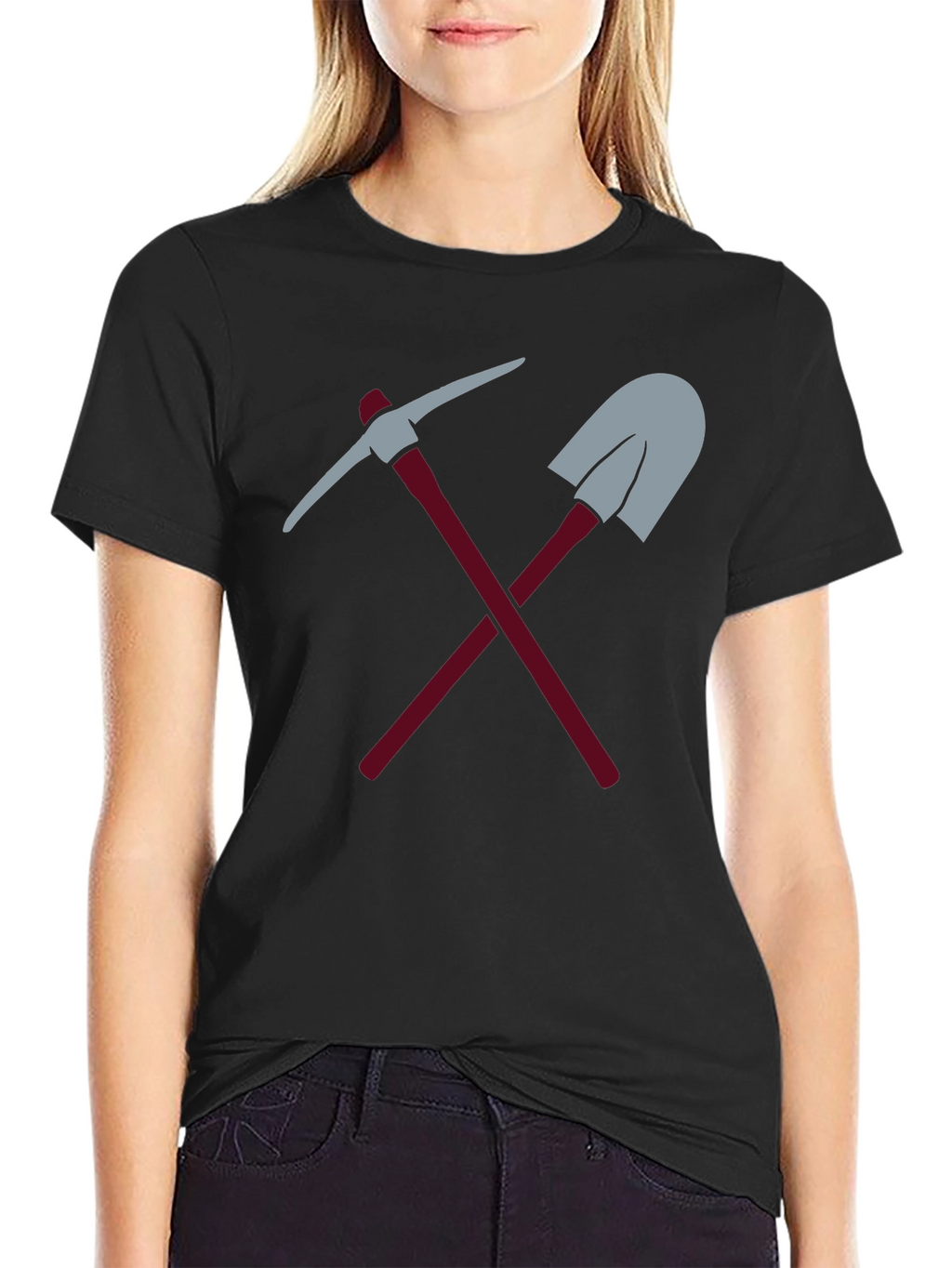 Miners Tools Graphic Tee - Black Casual Shirt