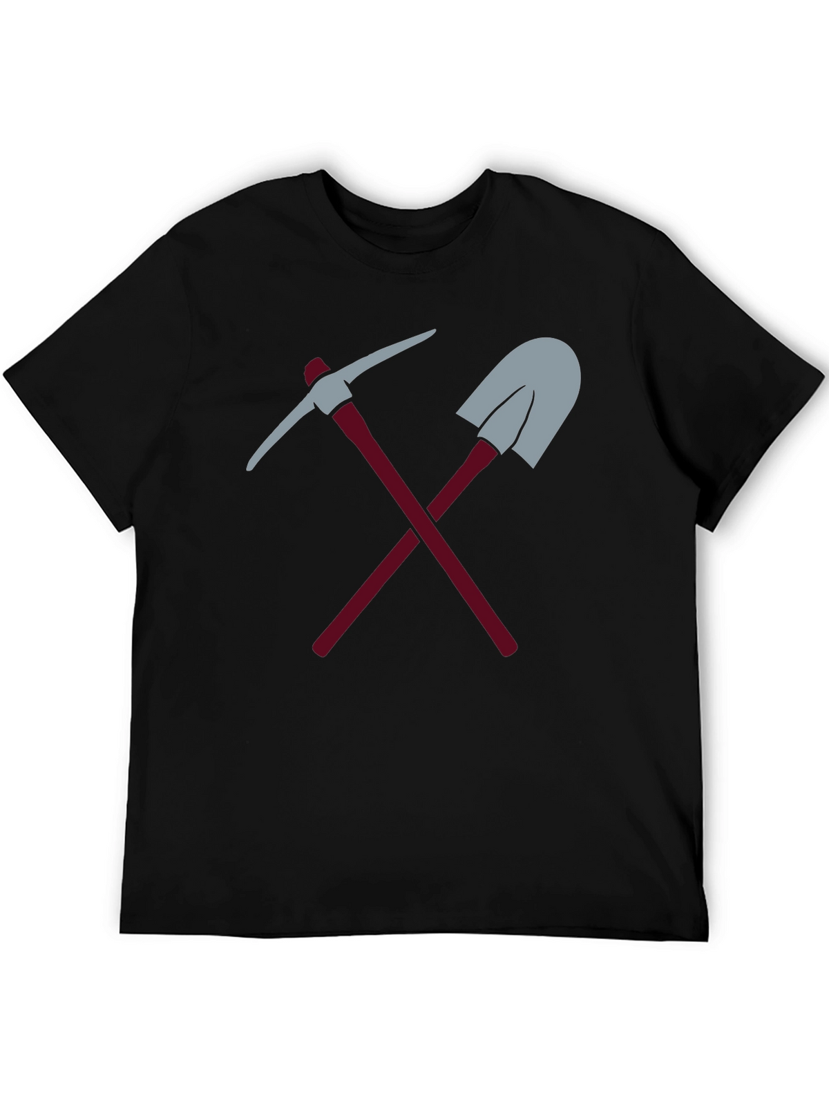 Miners Tools Graphic Tee - Black Casual Shirt