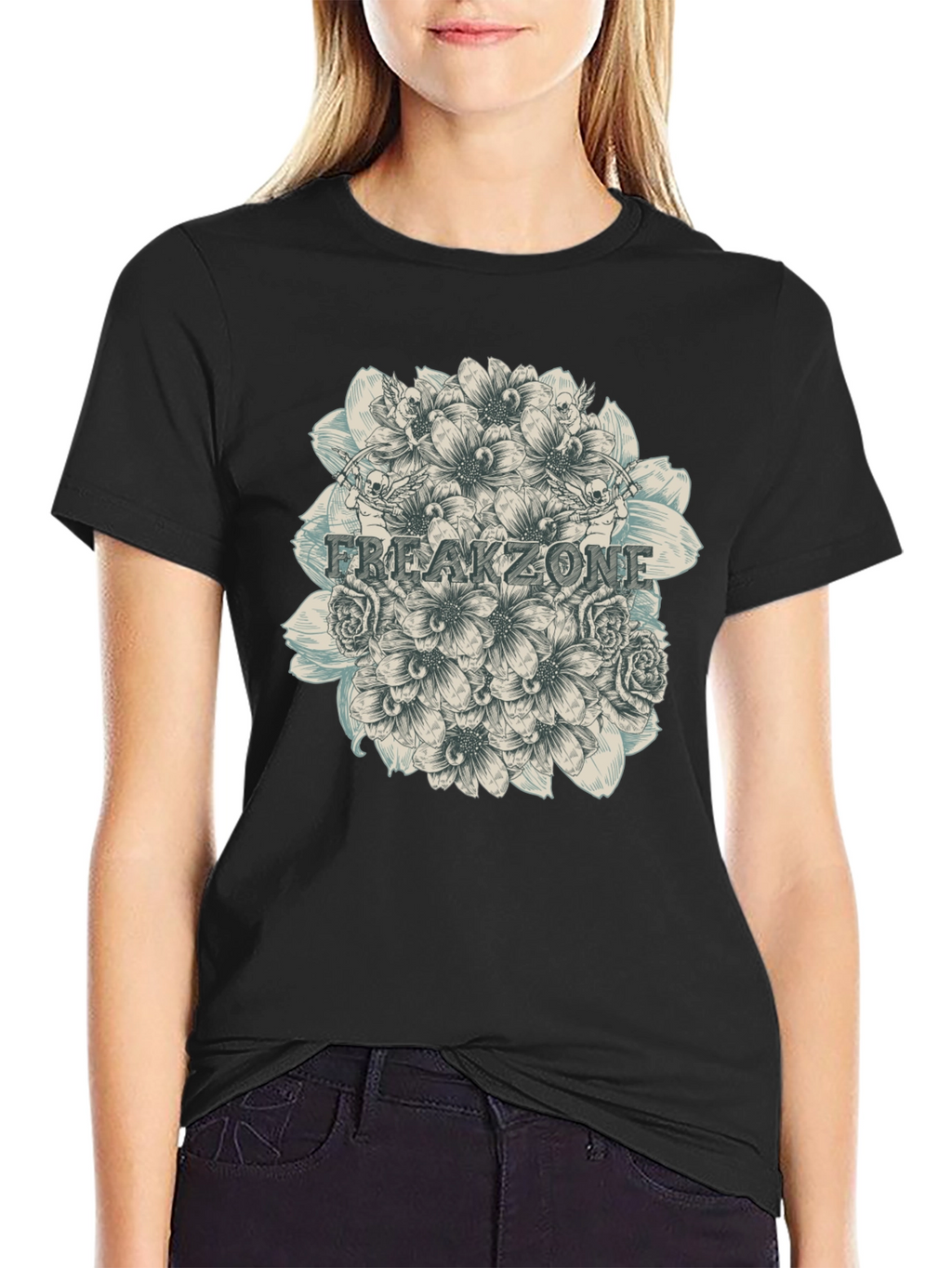 Freakzone Floral Graphic T-Shirt