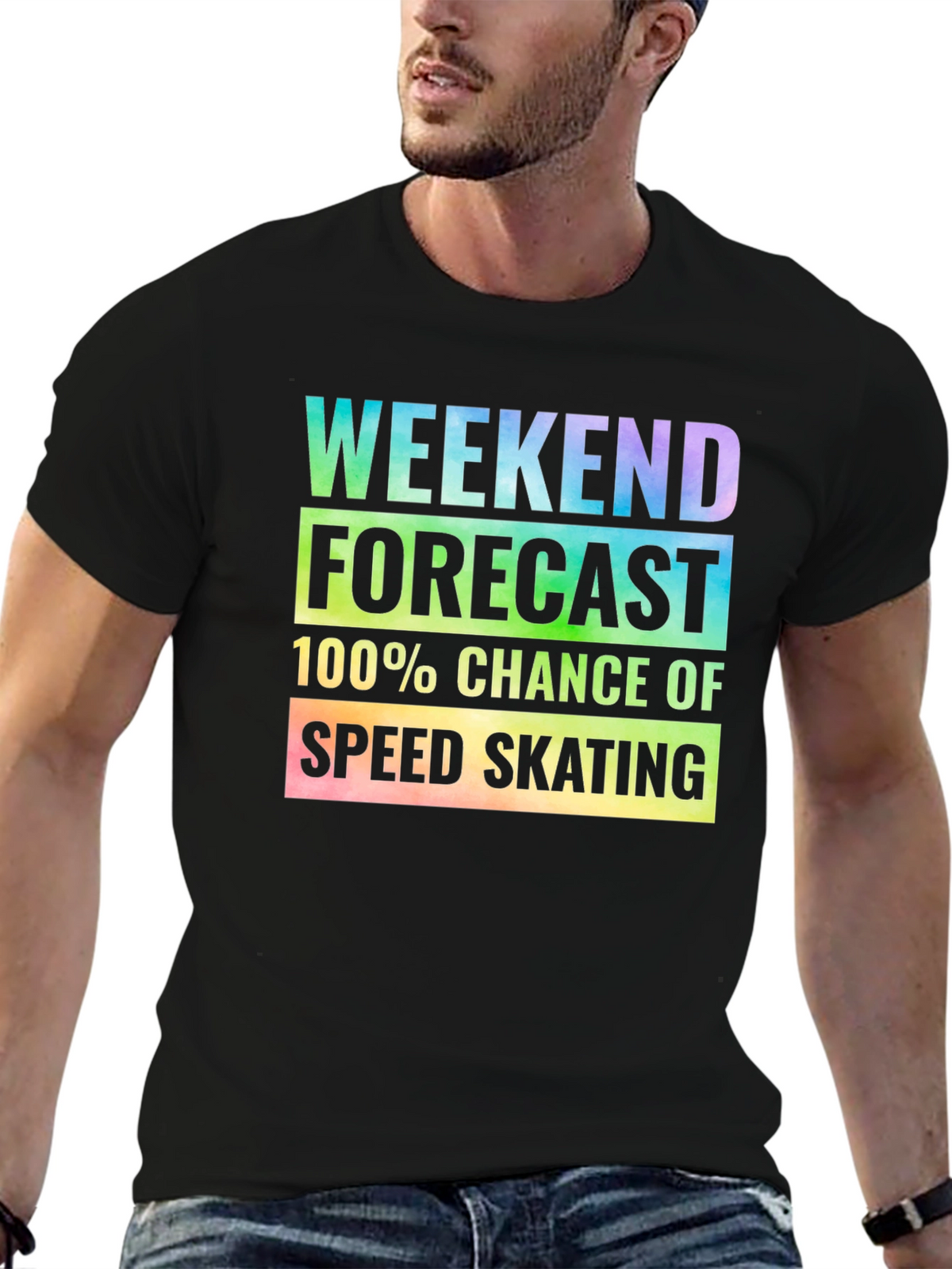 Speed Skating Weekend Forecast T-Shirt