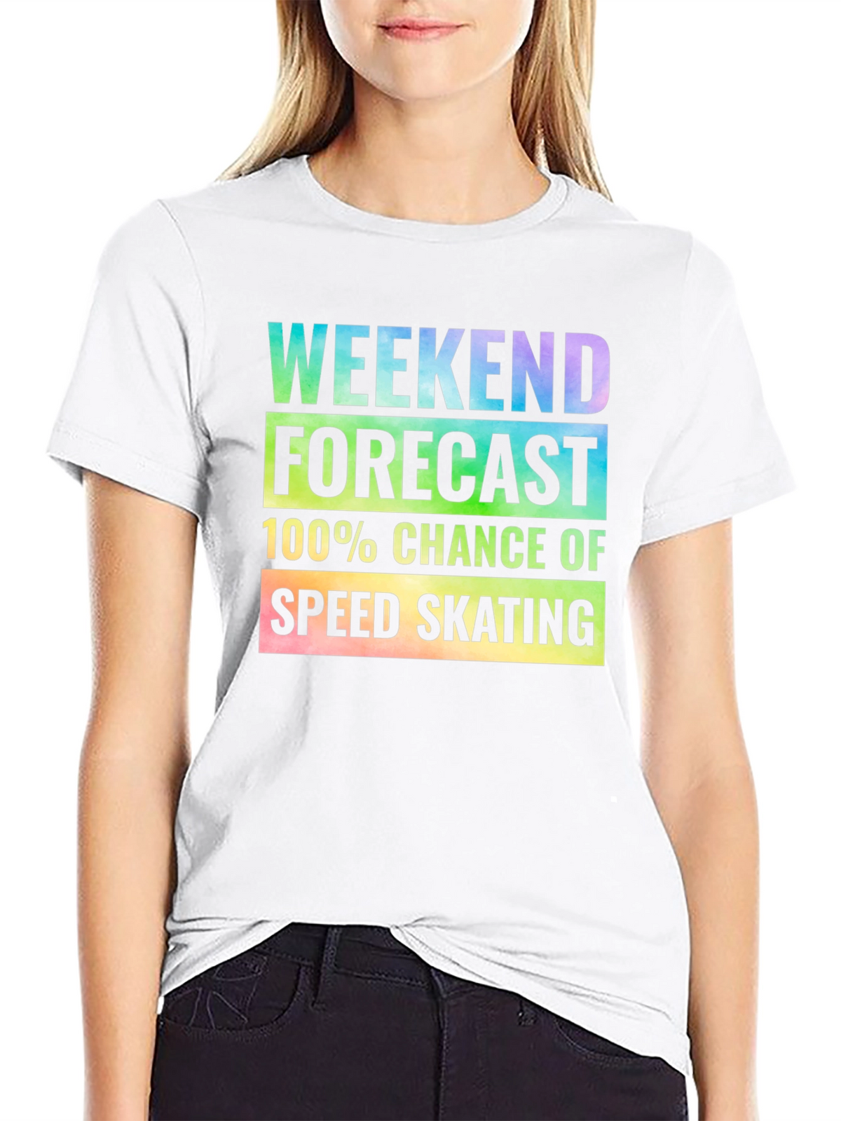 Speed Skating Weekend Forecast T-Shirt