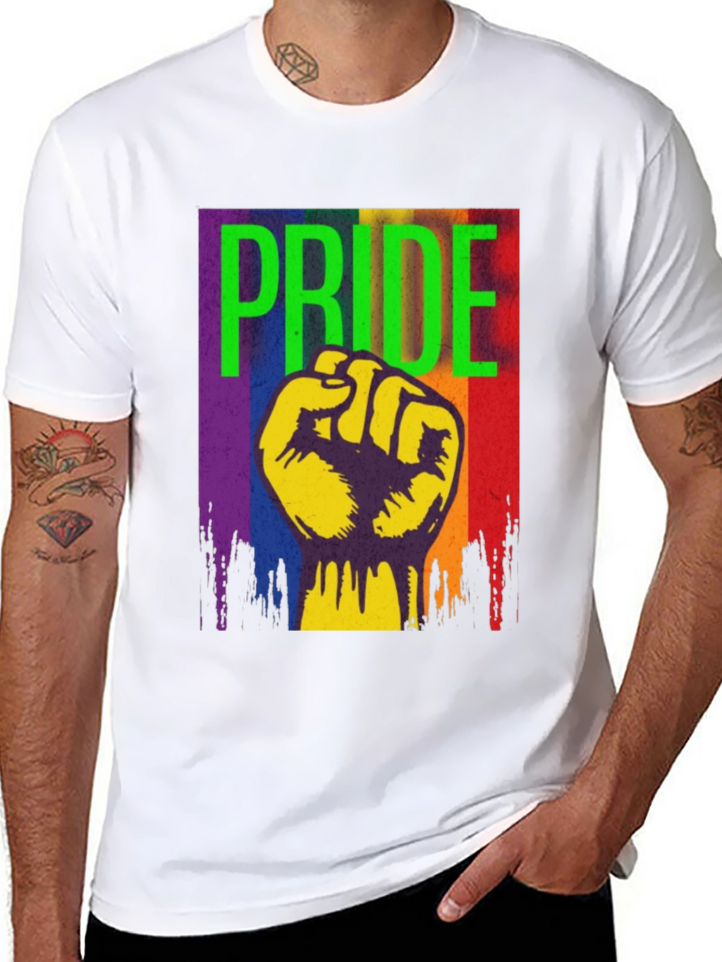 Pride Fist Graphic Tee - Equality & Empowerment