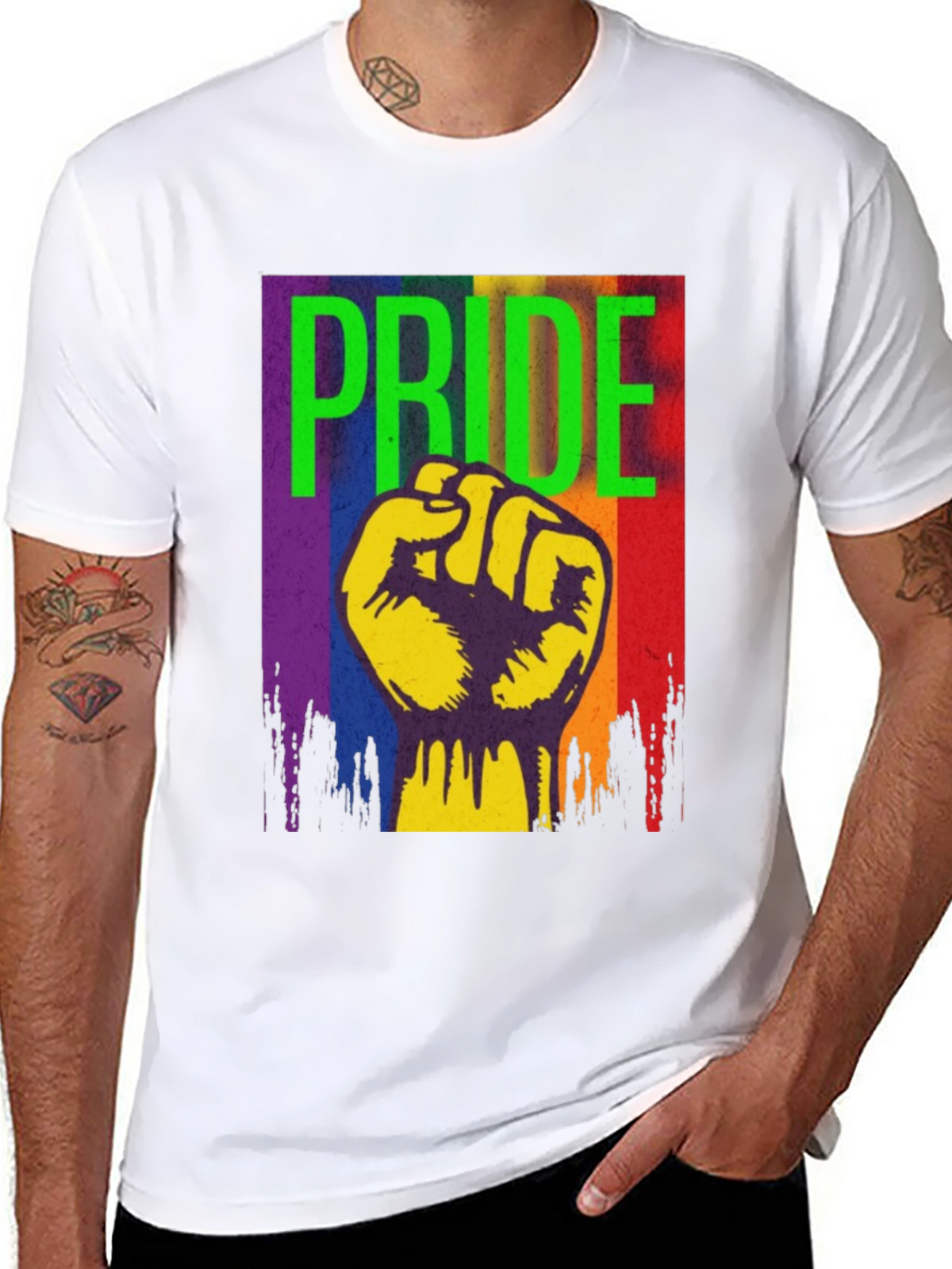 Pride Fist Graphic Tee - Equality & Empowerment