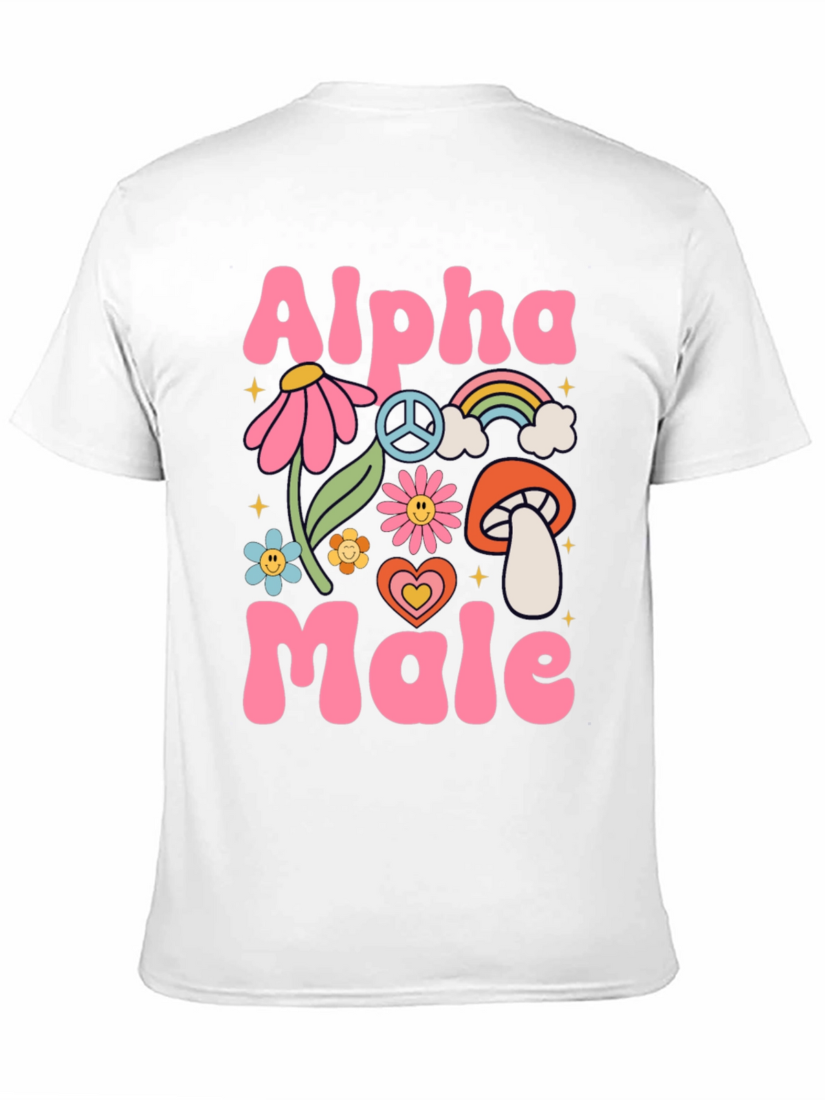 Alpha Male T-Shirt - Groovy Retro Design