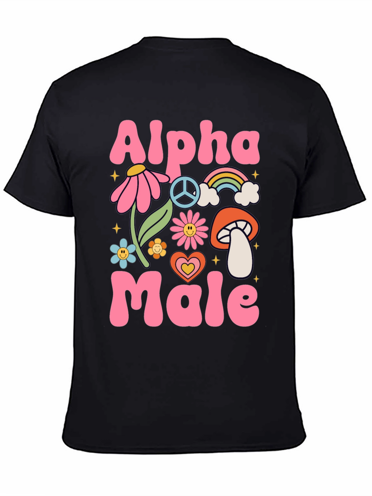 Alpha Male T-Shirt - Groovy Retro Design