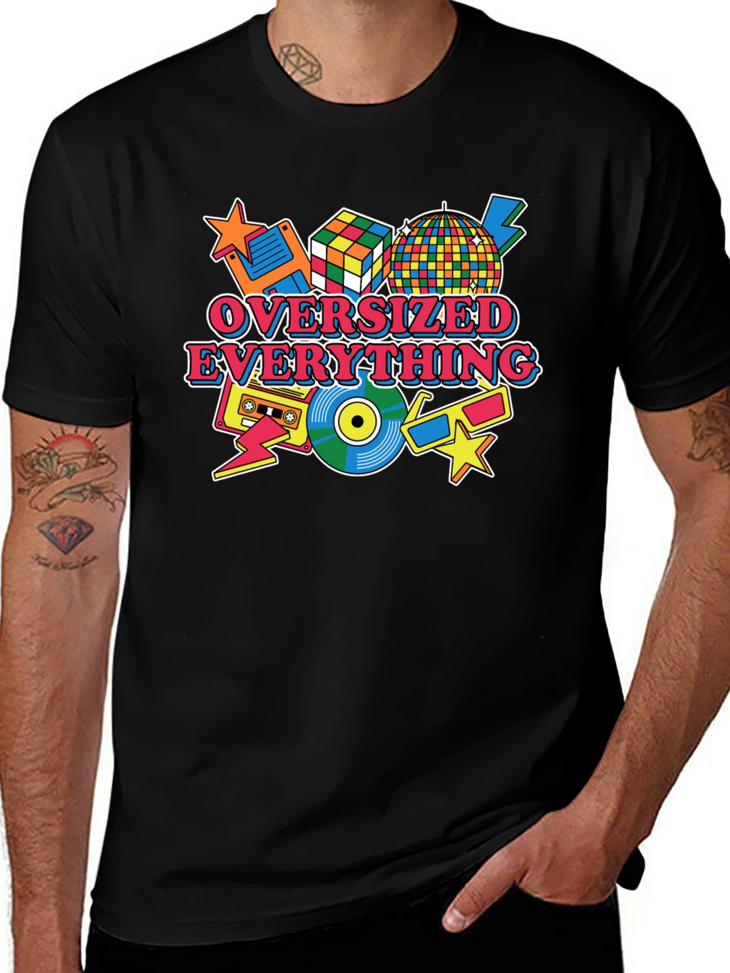 Retro Oversized Everything Graphic Tee