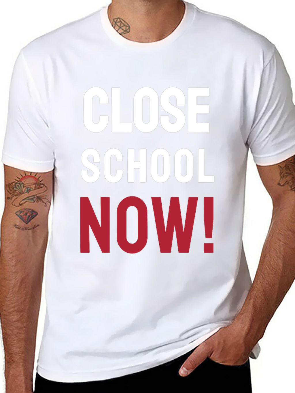 Close School Now! Graphic T-Shirt
