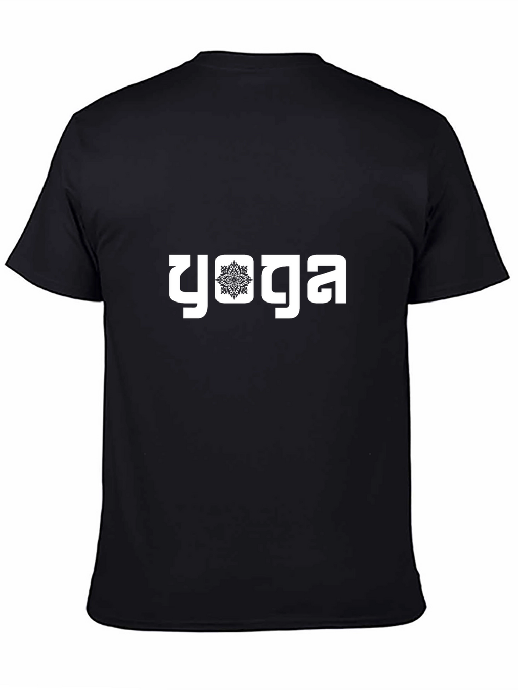 Yoga Graphic Tee - Black Relaxed Fit