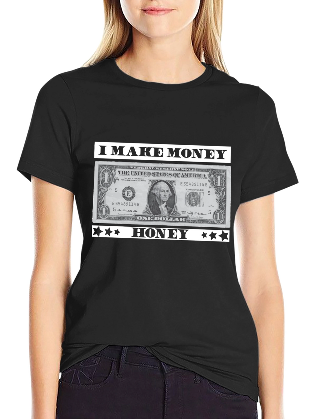I Make Money Honey T-Shirt Novelty Graphic Tee