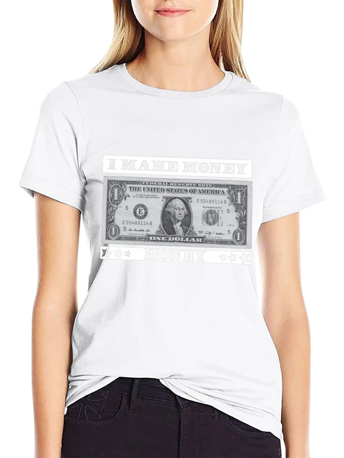 I Make Money Honey T-Shirt Novelty Graphic Tee