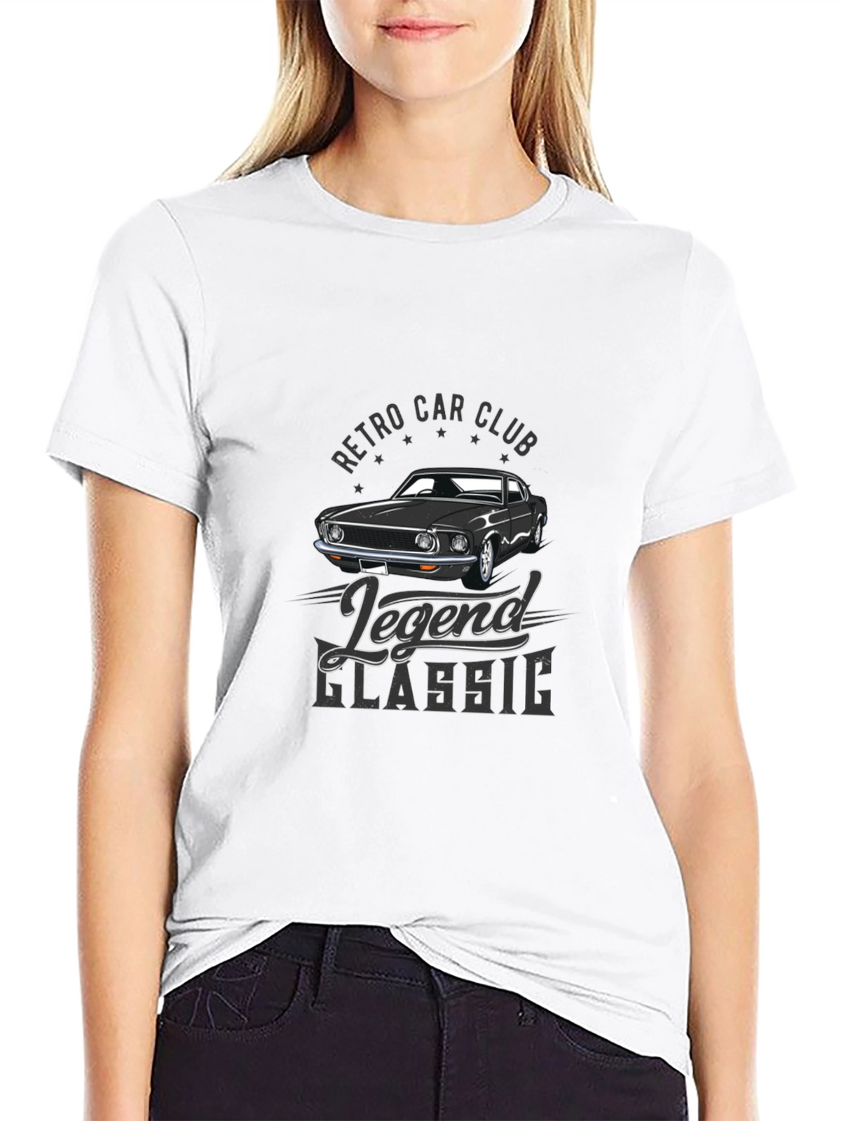Retro Car Club Legend Classic T-Shirt
