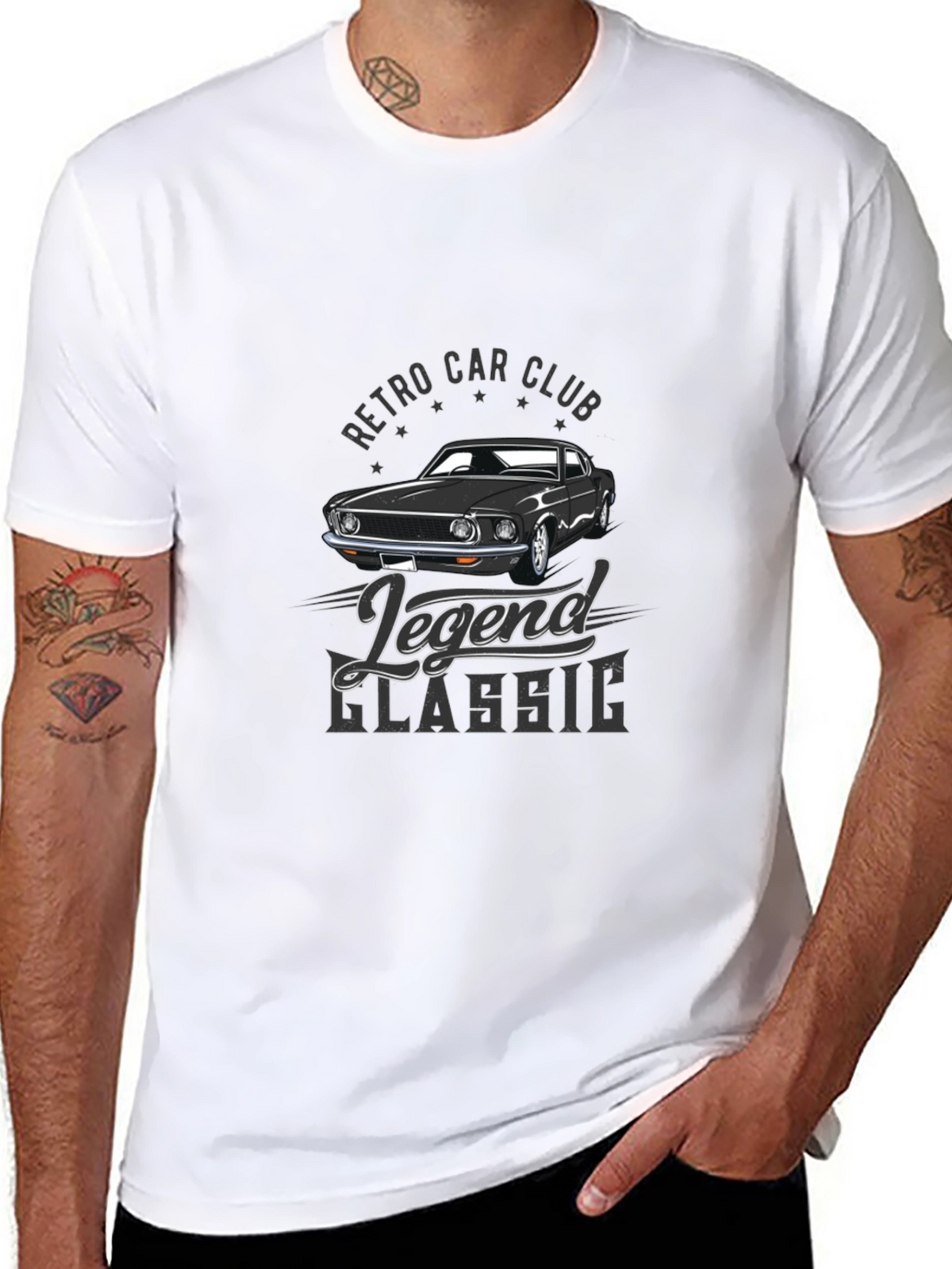 Retro Car Club Legend Classic T-Shirt