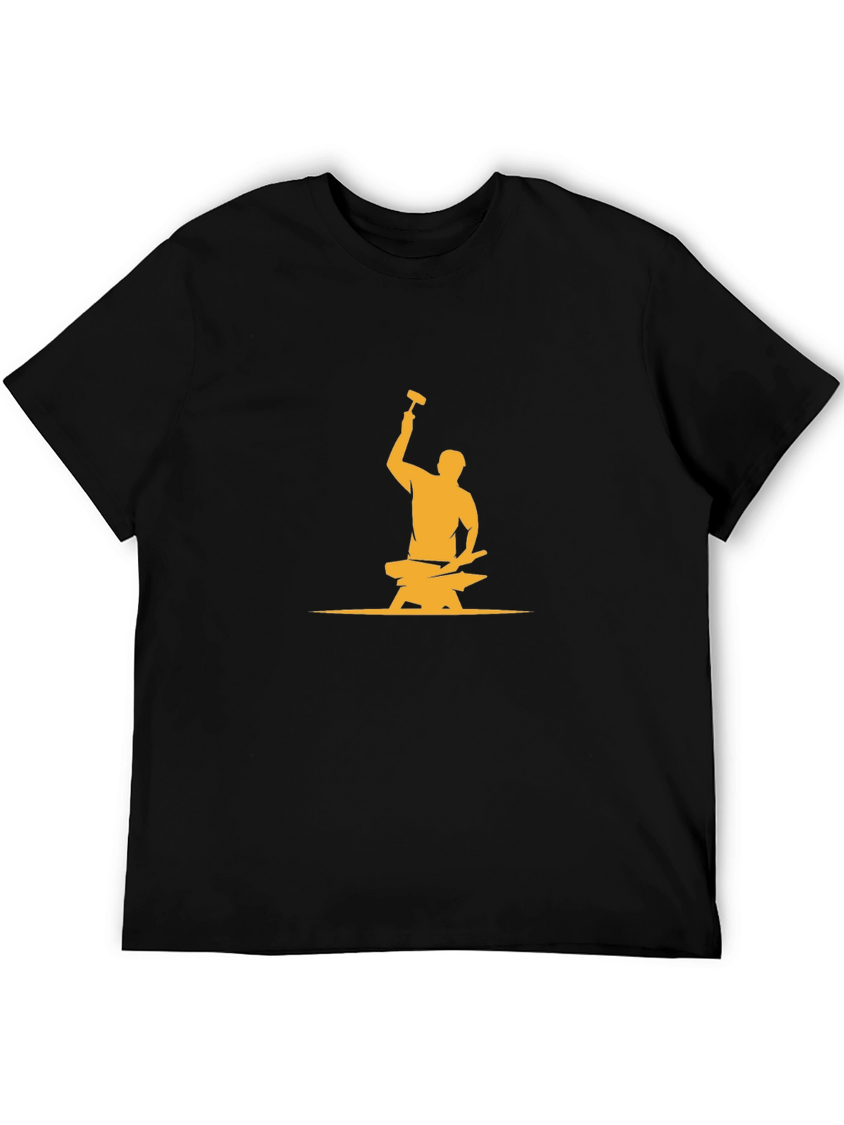 Blacksmith Hammer Anvil Graphic T-Shirt