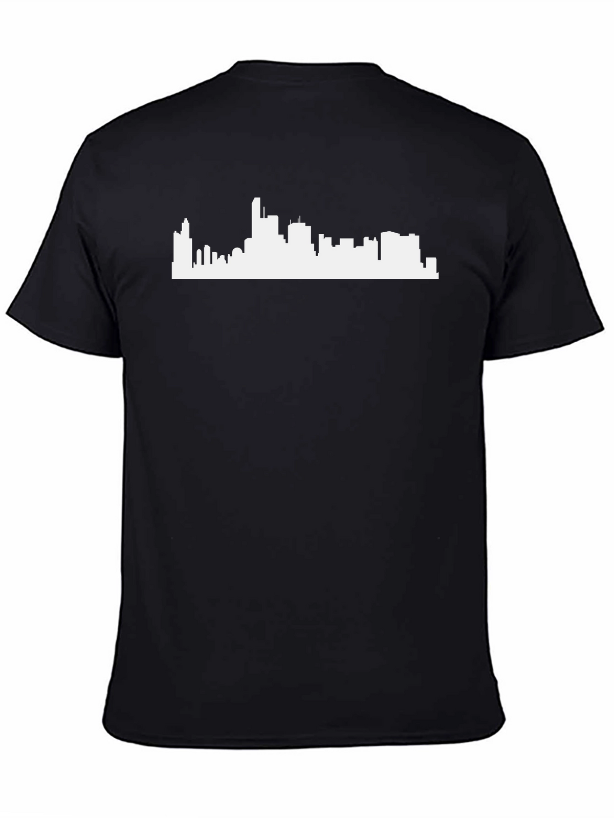 Cityscape Graphic Tee - Modern Black T-Shirt
