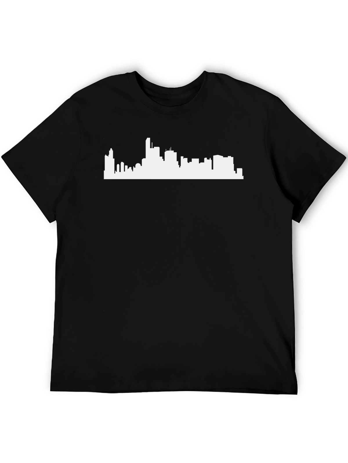 Cityscape Graphic Tee - Modern Black T-Shirt