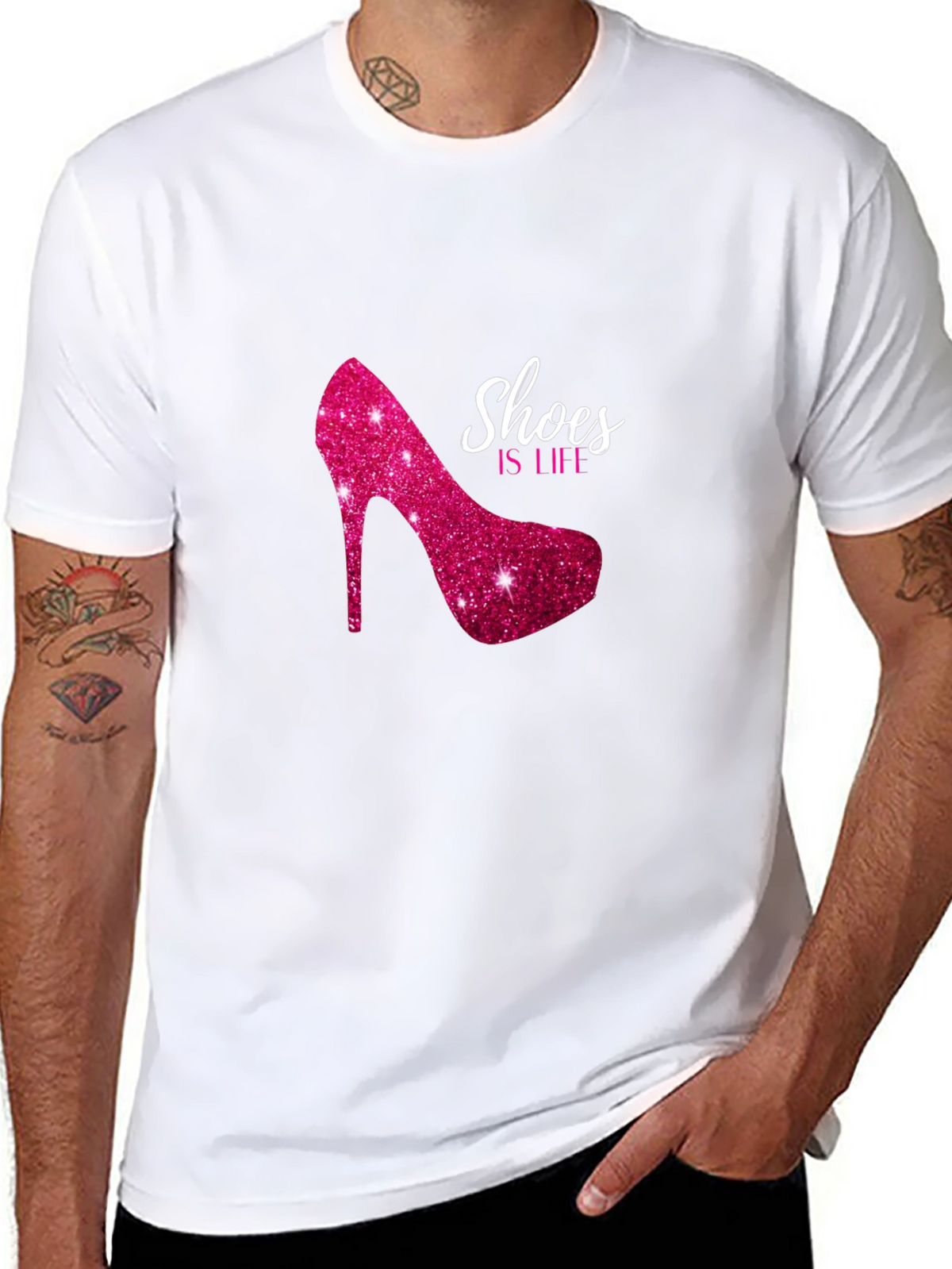 Shoes is Life Graphic Tee - Black