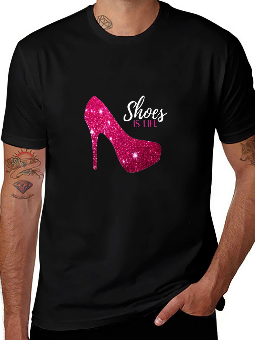 Shoes is Life Graphic Tee - Black