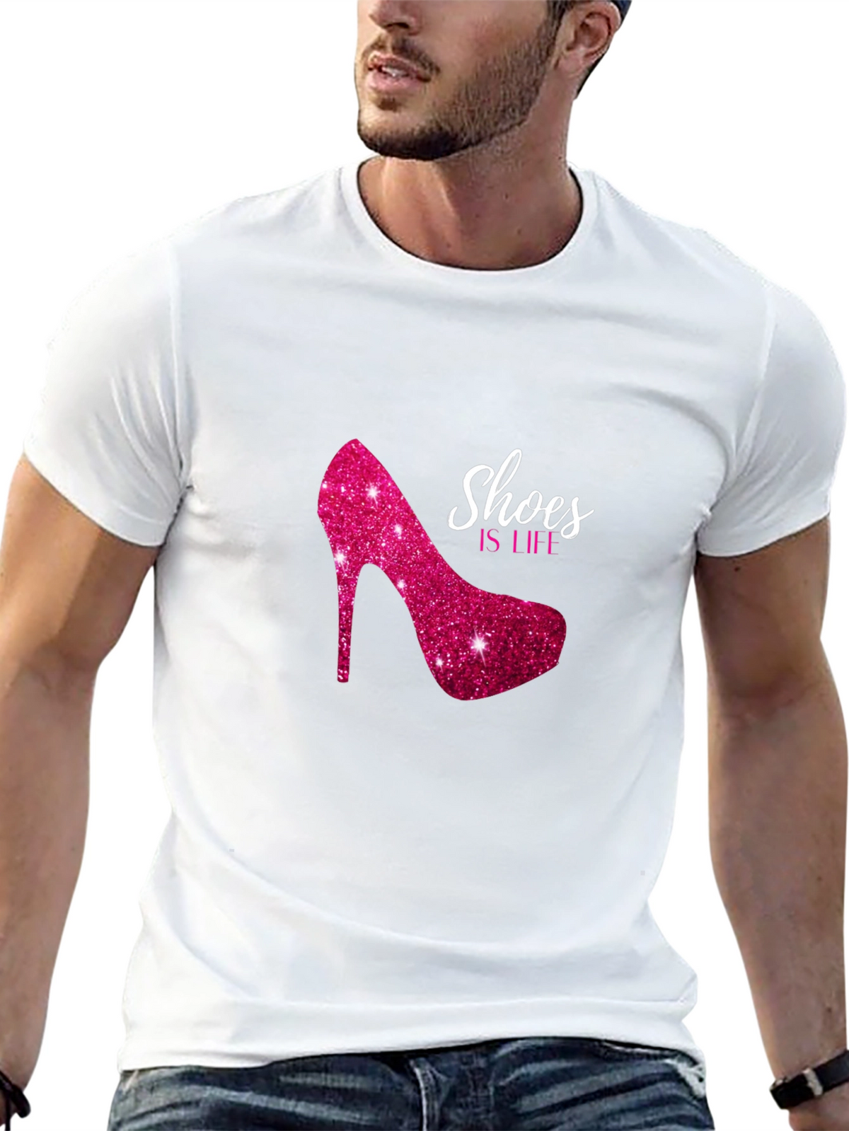 Shoes is Life Graphic Tee - Black