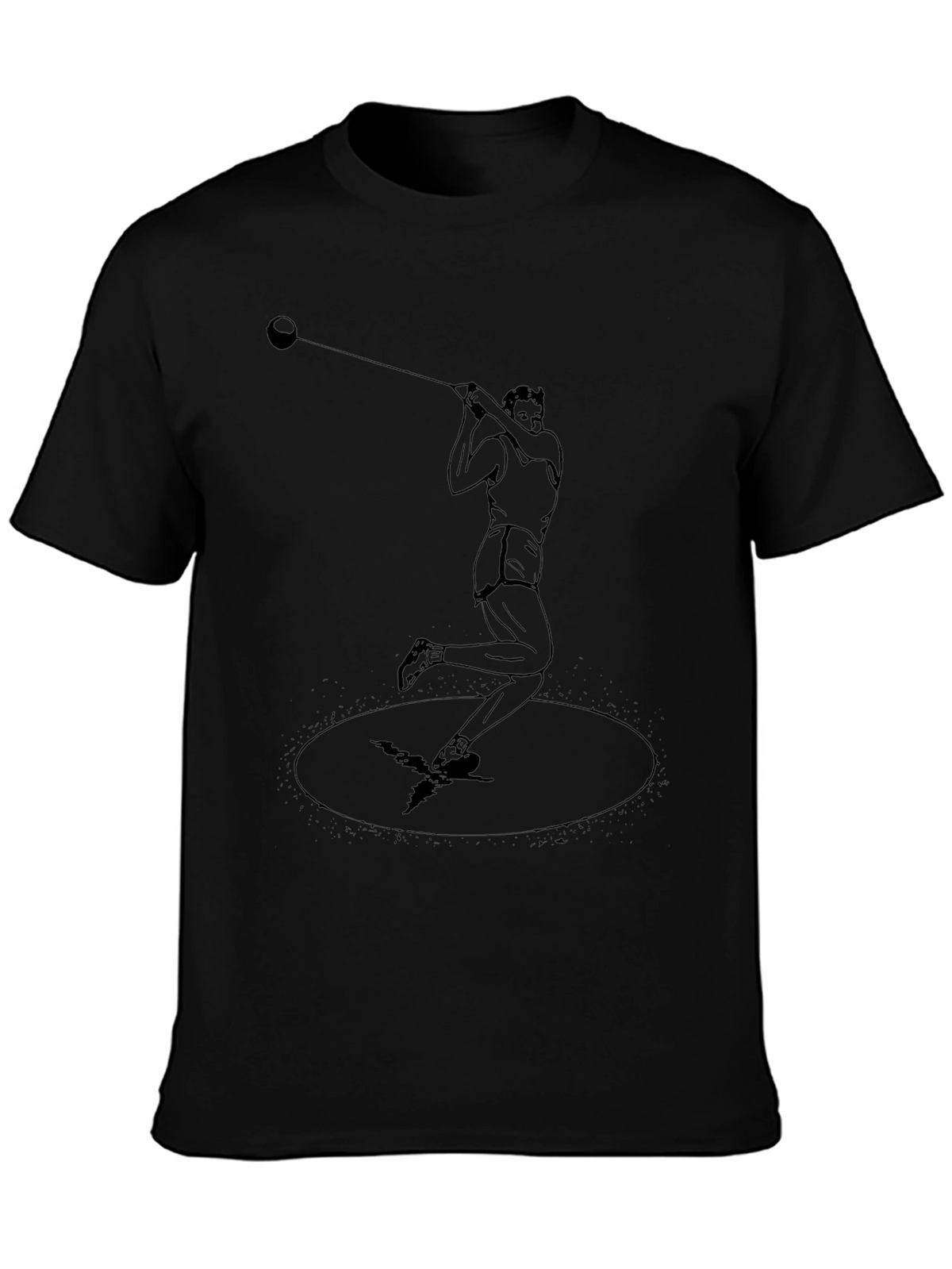 Hammer Throw Athlete Graphic Tee