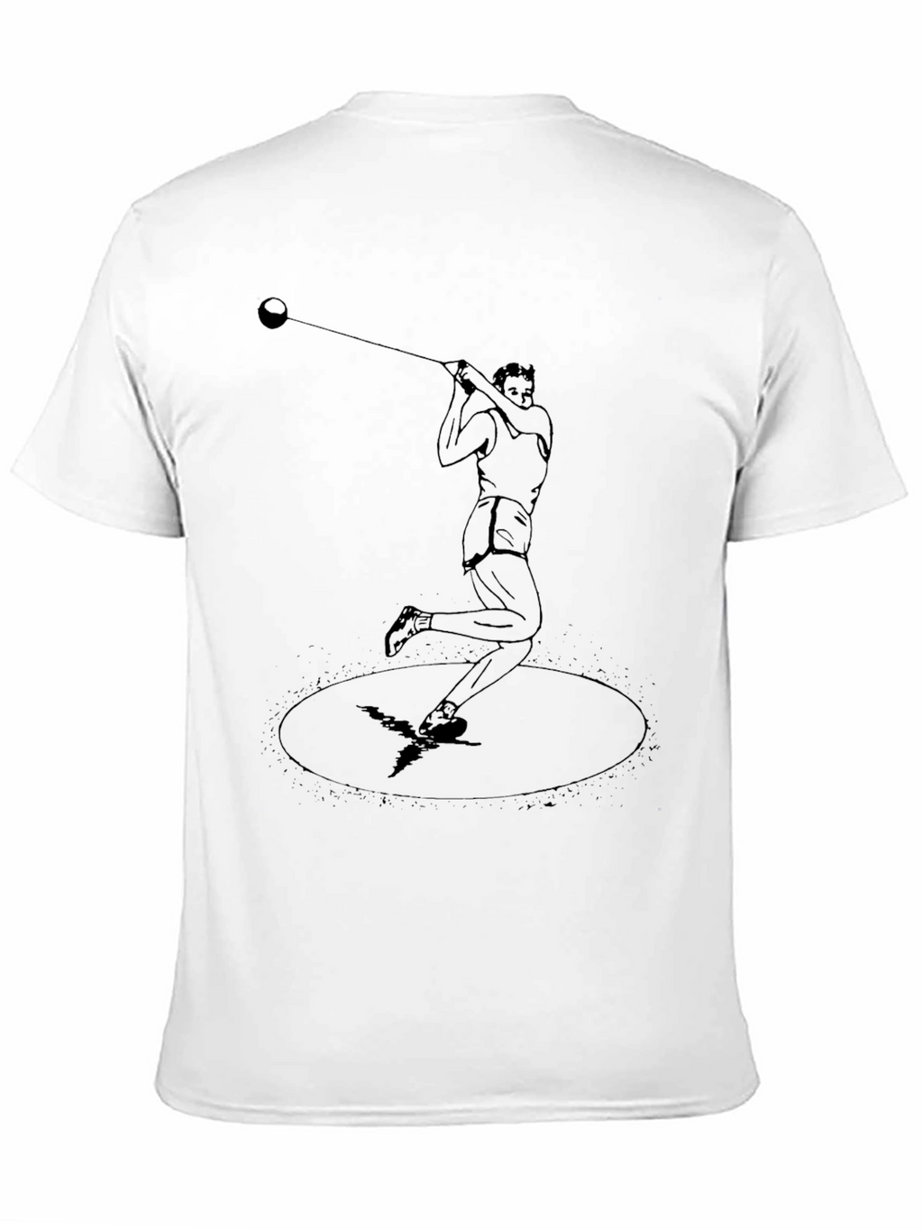Hammer Throw Athlete Graphic Tee