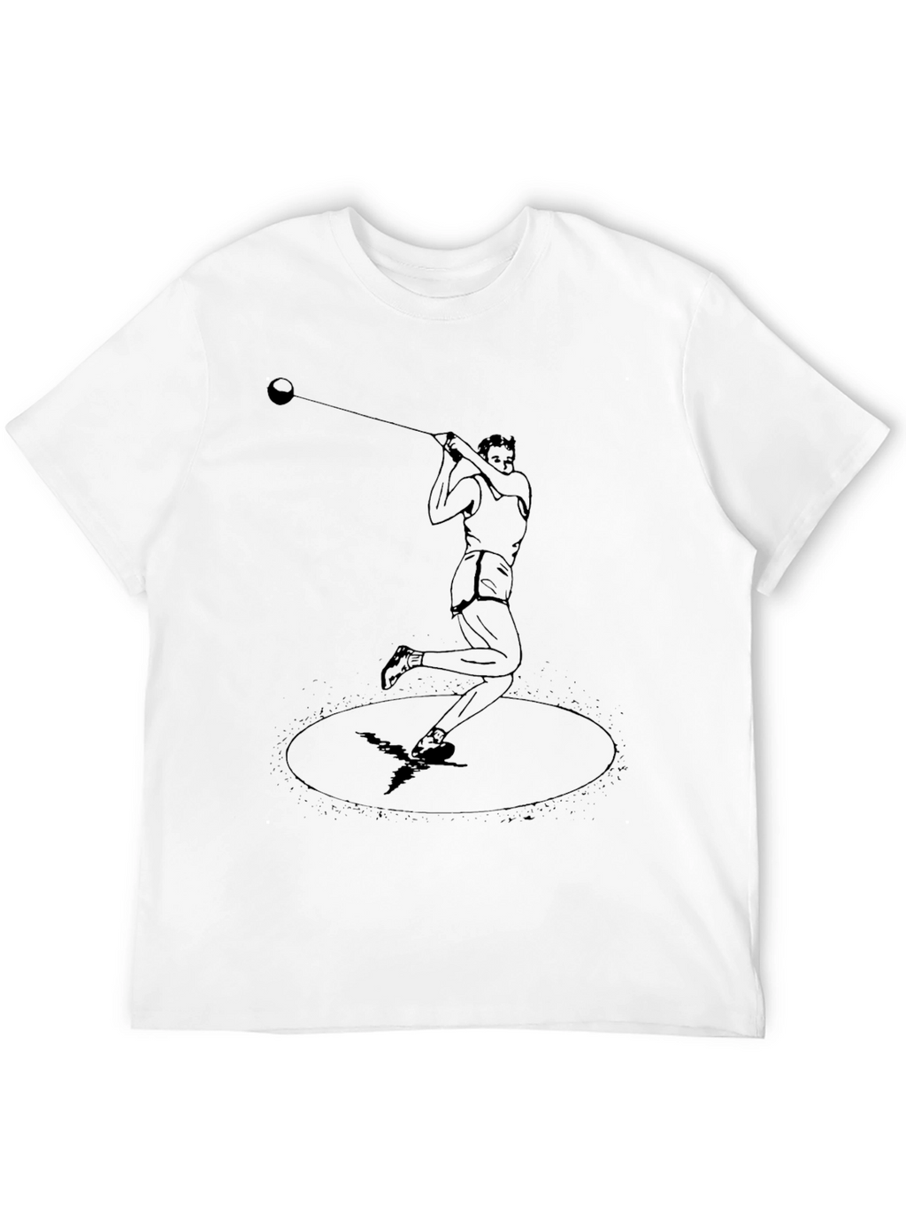 Hammer Throw Athlete Graphic Tee