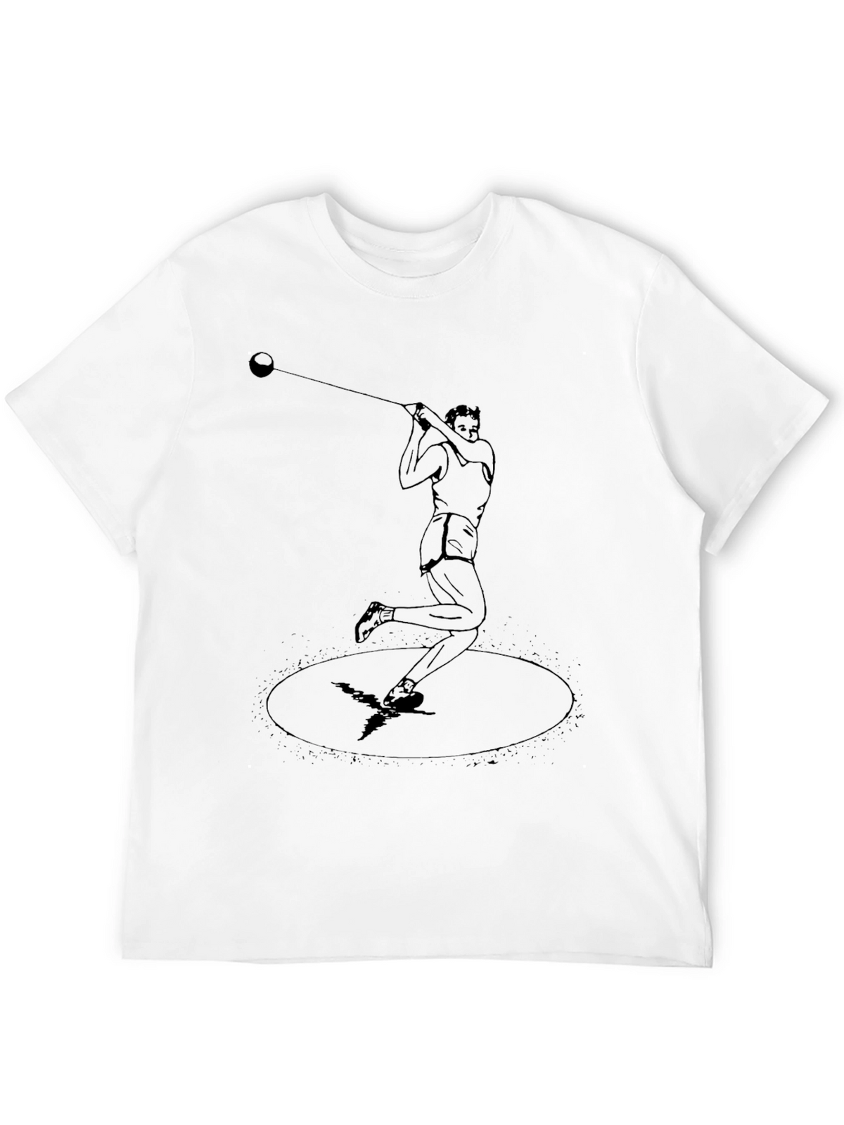 Hammer Throw Athlete Graphic Tee
