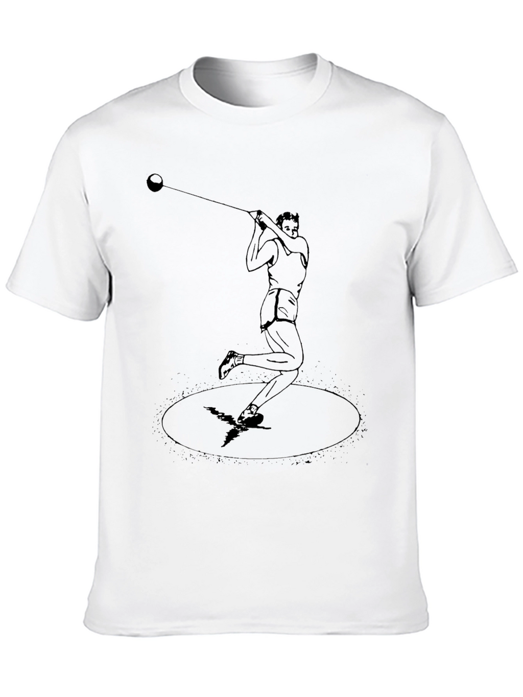 Hammer Throw Athlete Graphic Tee