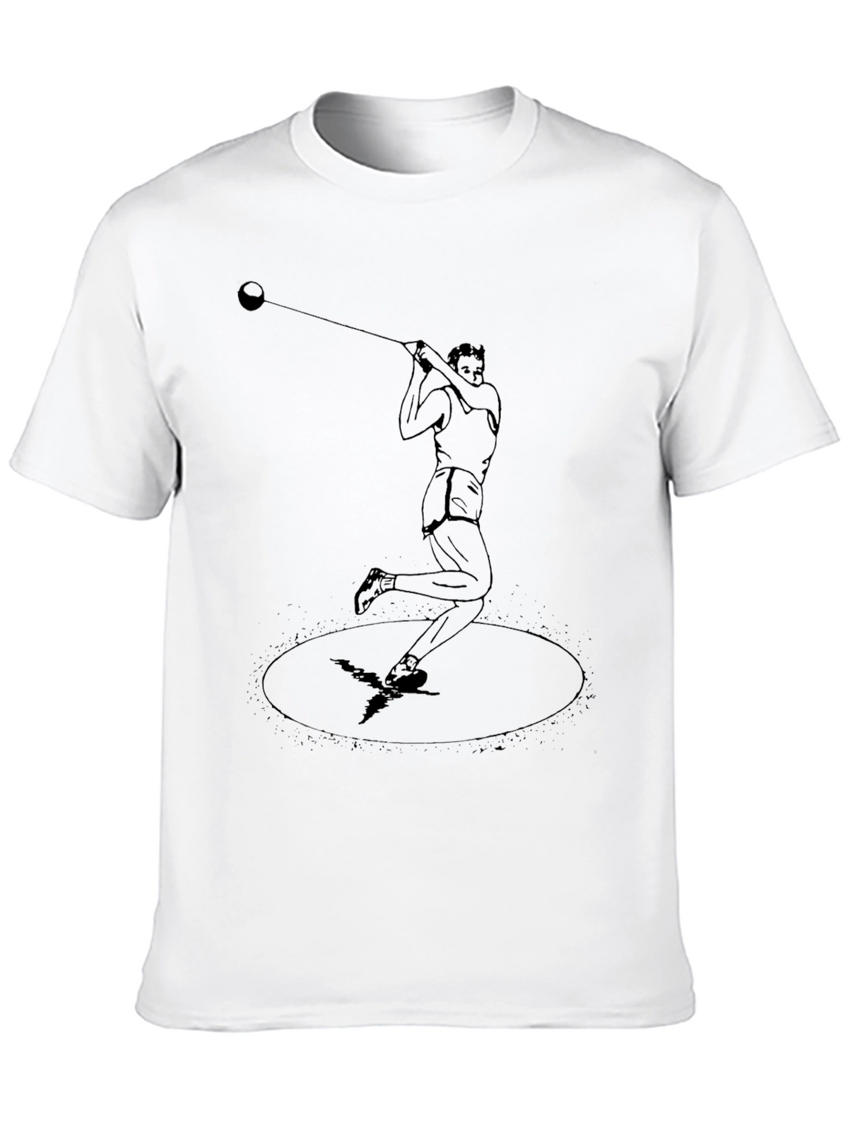 Hammer Throw Athlete Graphic Tee
