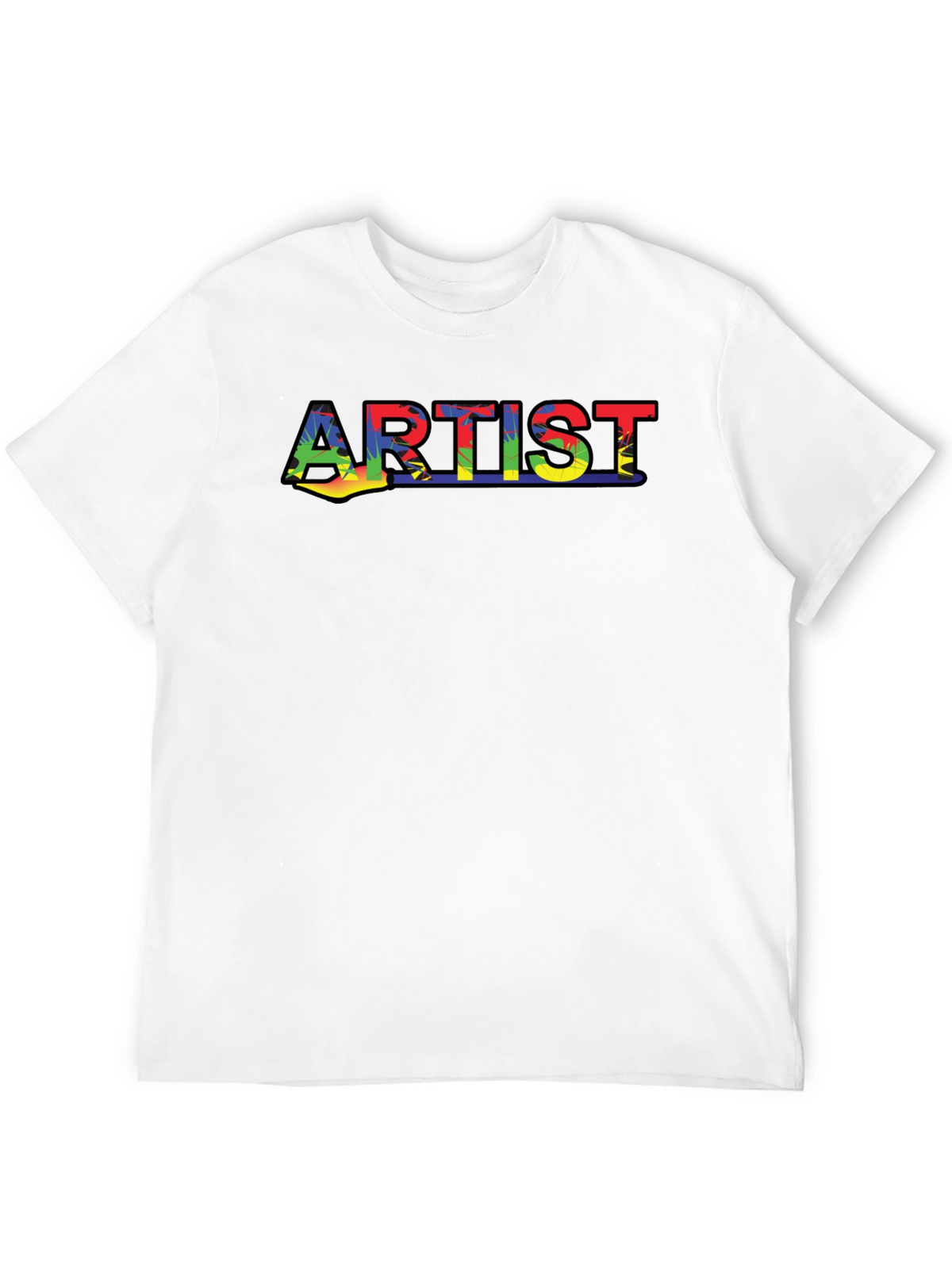 Artist Tee - Rainbow Splash