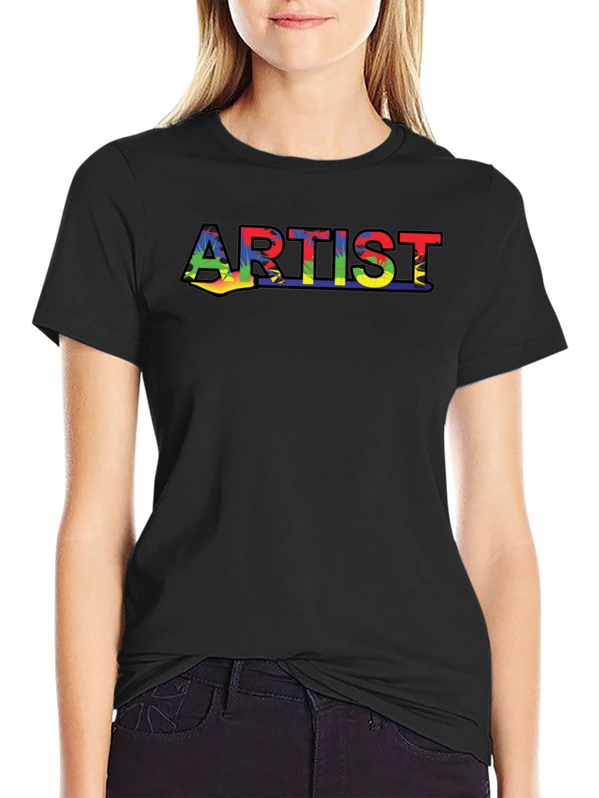 Artist Tee - Rainbow Splash