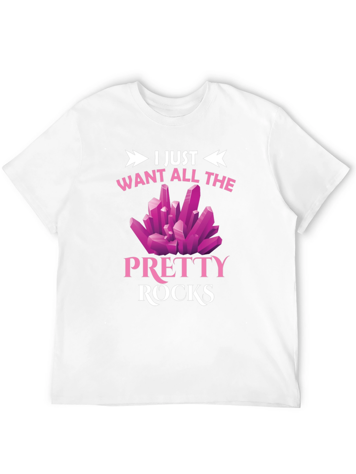 Pretty Rocks Graphic Tee - Novelty T-Shirt
