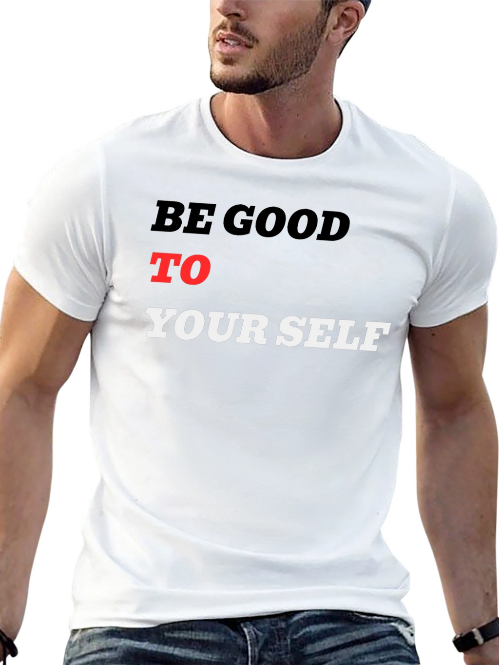 Be Good To Yourself Black T-Shirt