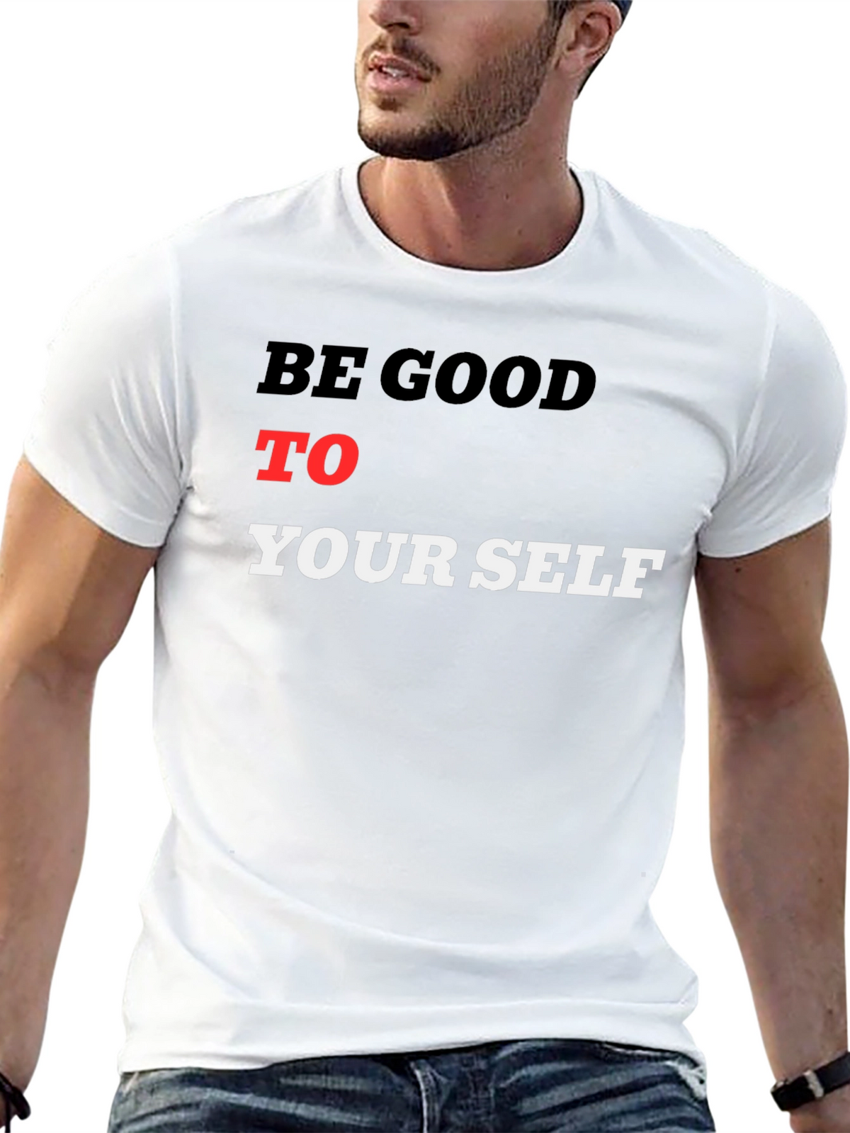Be Good To Yourself Black T-Shirt