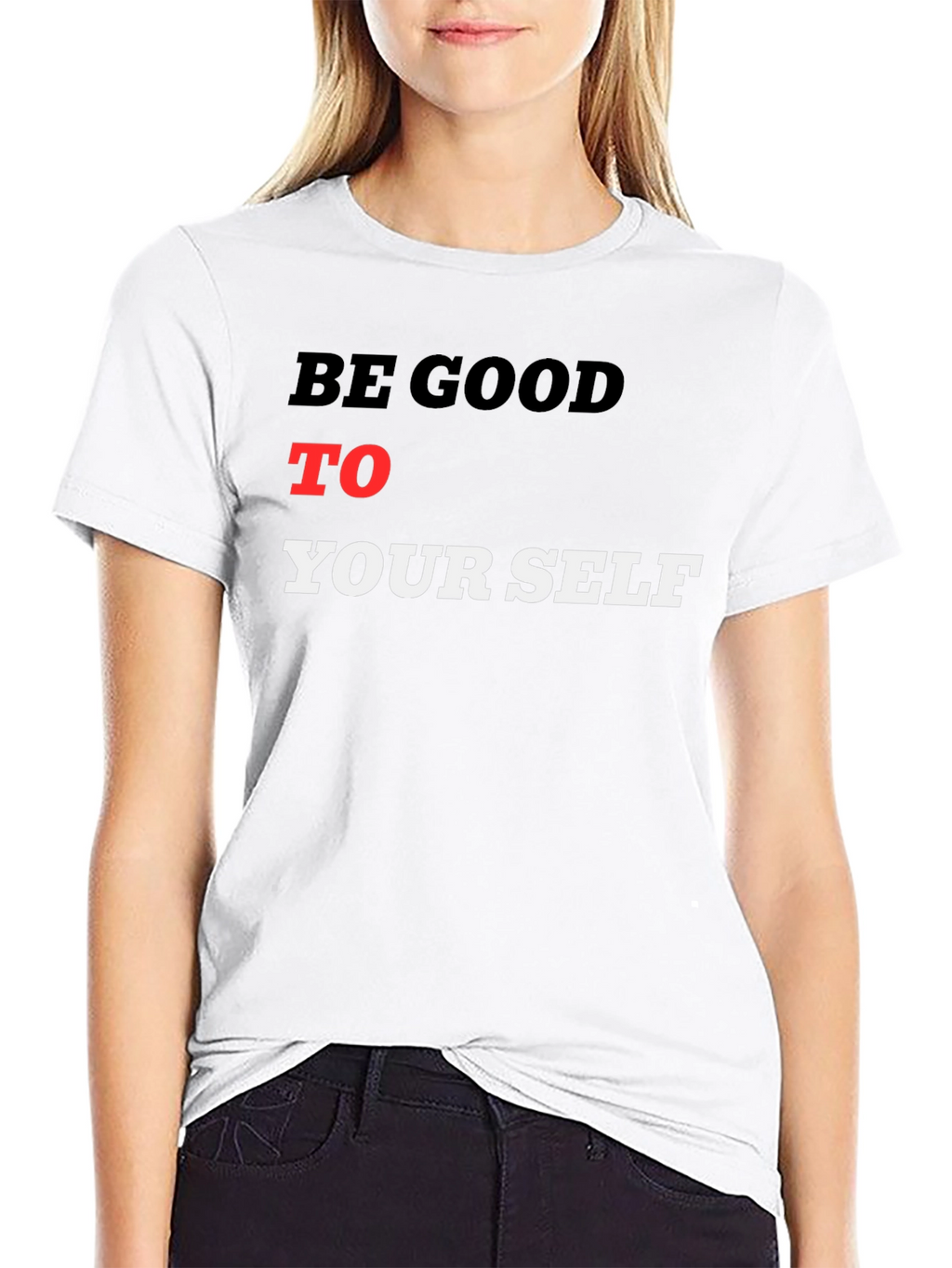 Be Good To Yourself Black T-Shirt