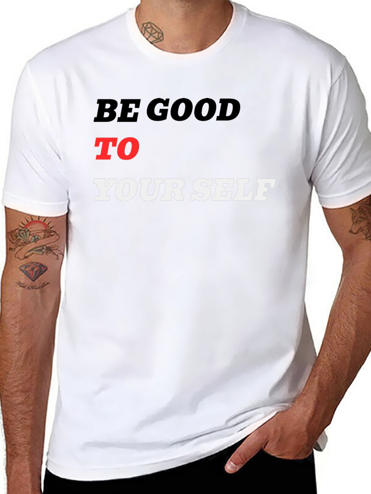 Be Good To Yourself Black T-Shirt