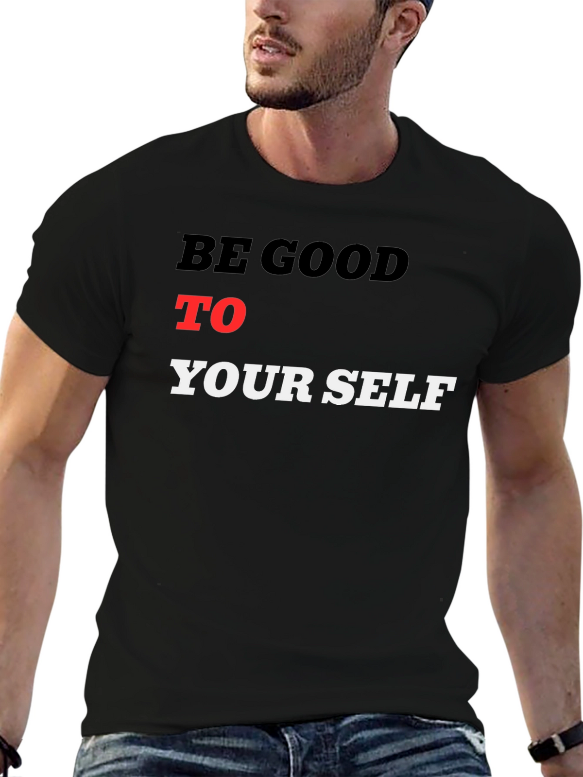 Be Good To Yourself Black T-Shirt