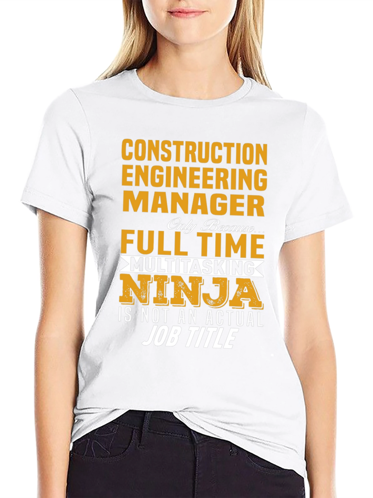 Construction Engineer Ninja T-Shirt