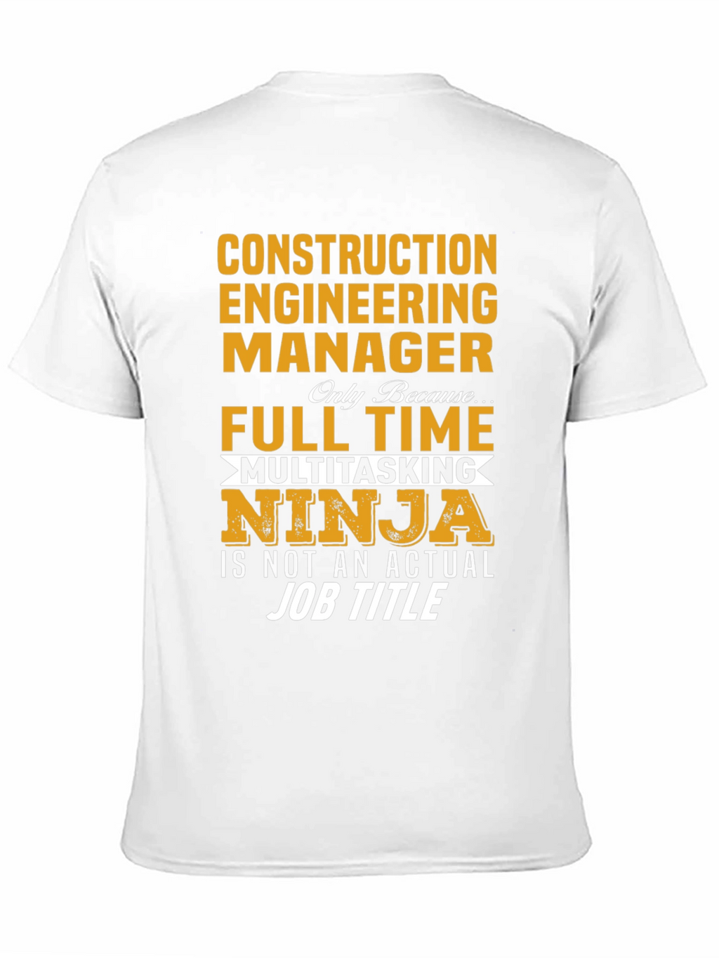 Construction Engineer Ninja T-Shirt