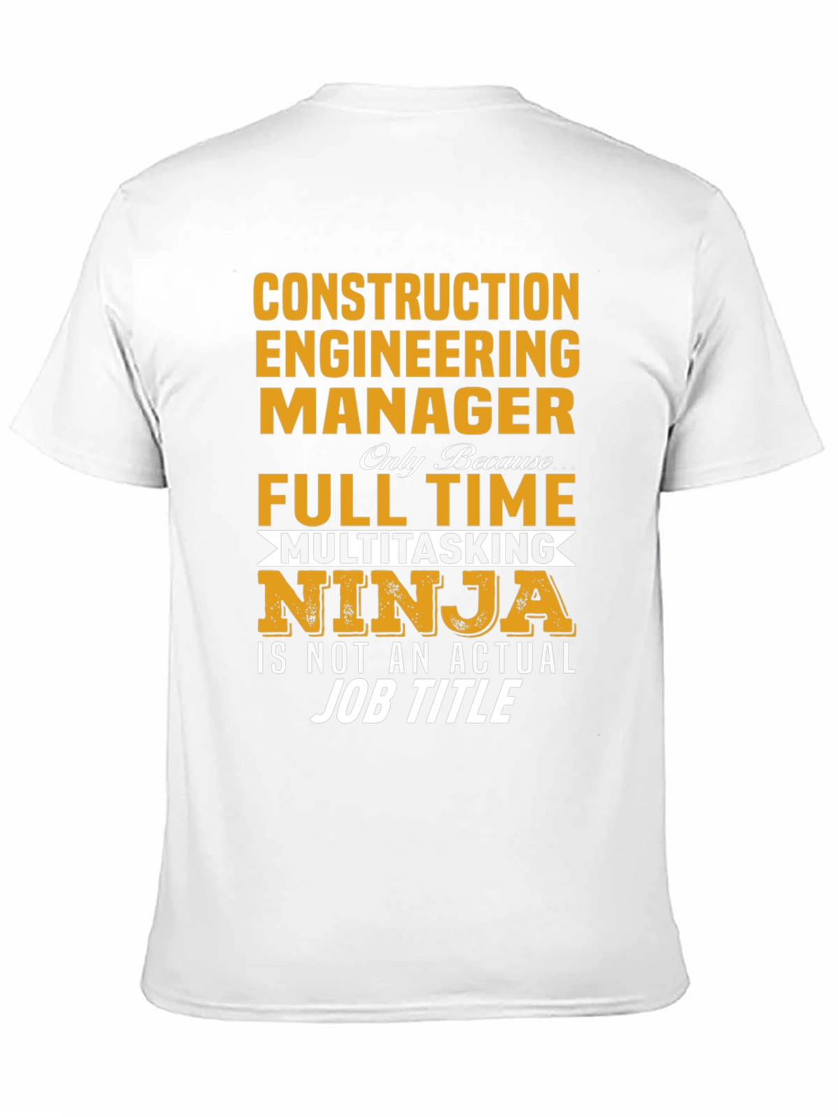Construction Engineer Ninja T-Shirt