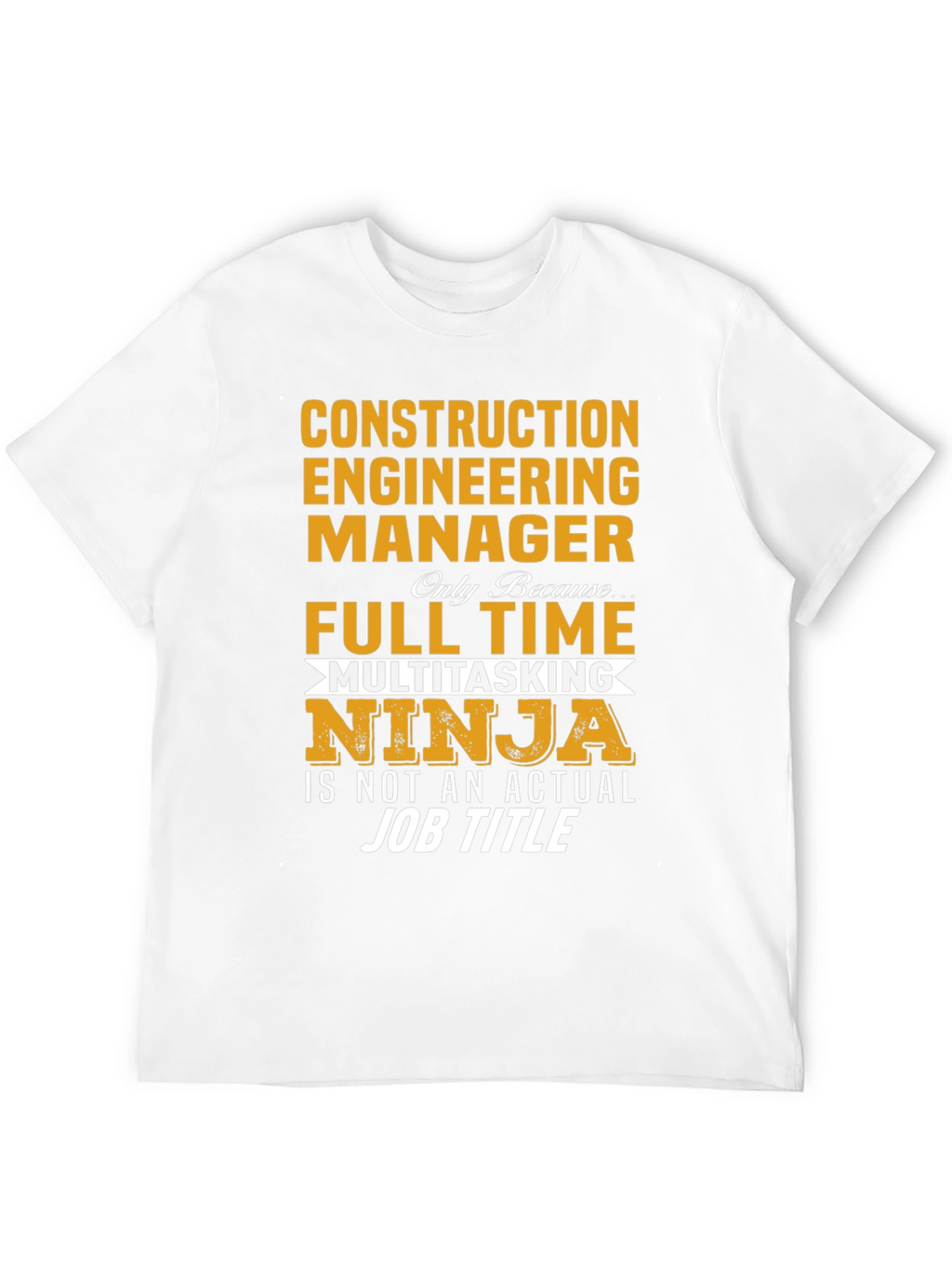 Construction Engineer Ninja T-Shirt