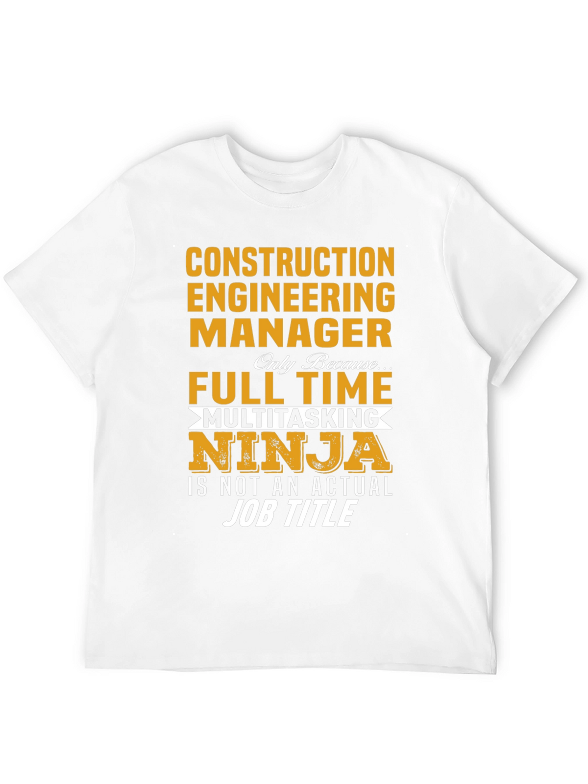 Construction Engineer Ninja T-Shirt