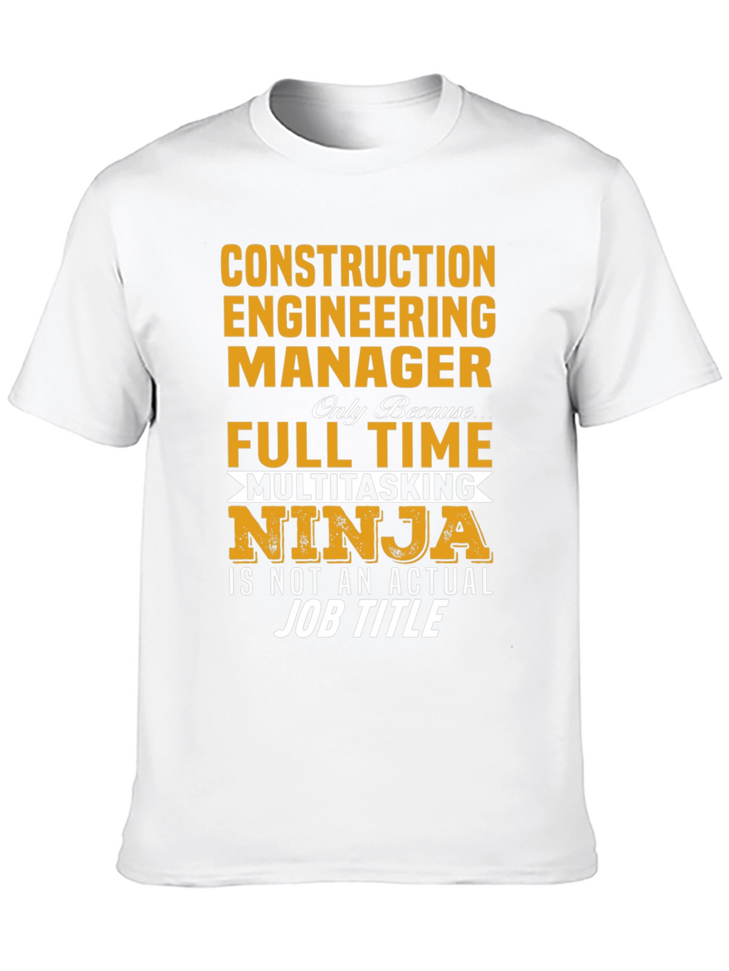Construction Engineer Ninja T-Shirt