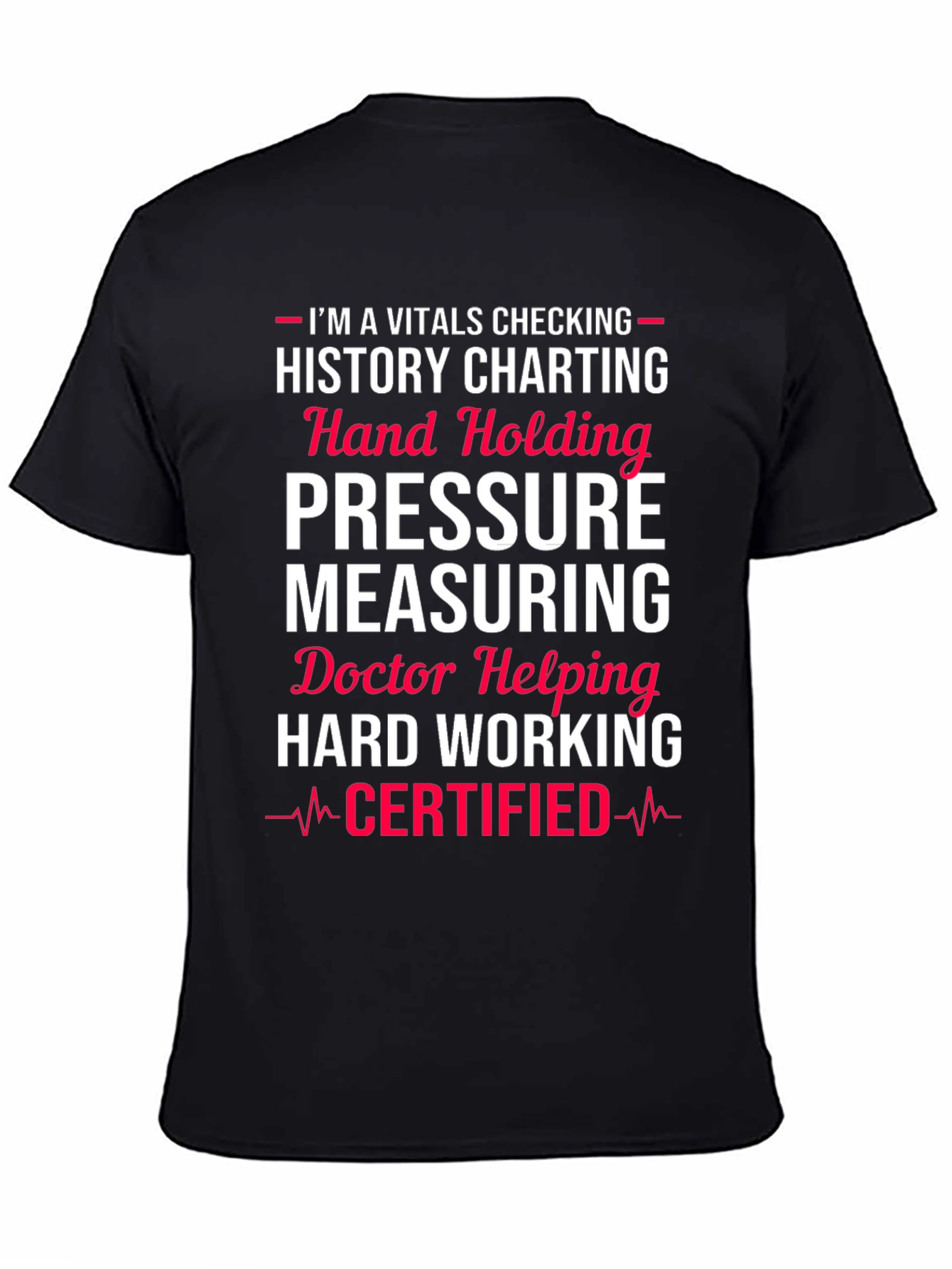Vitals Certified Medical Professional T-Shirt