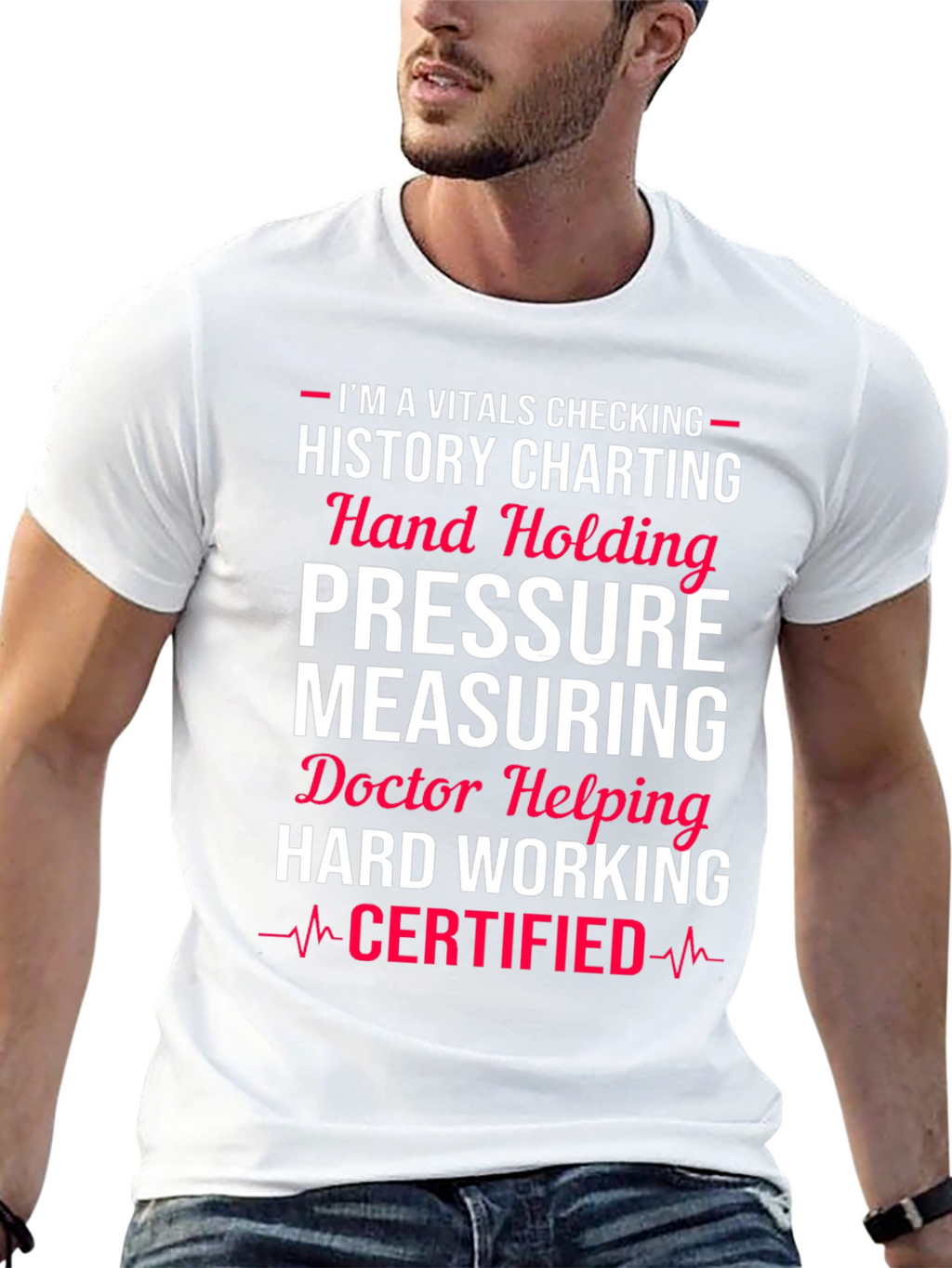 Vitals Certified Medical Professional T-Shirt