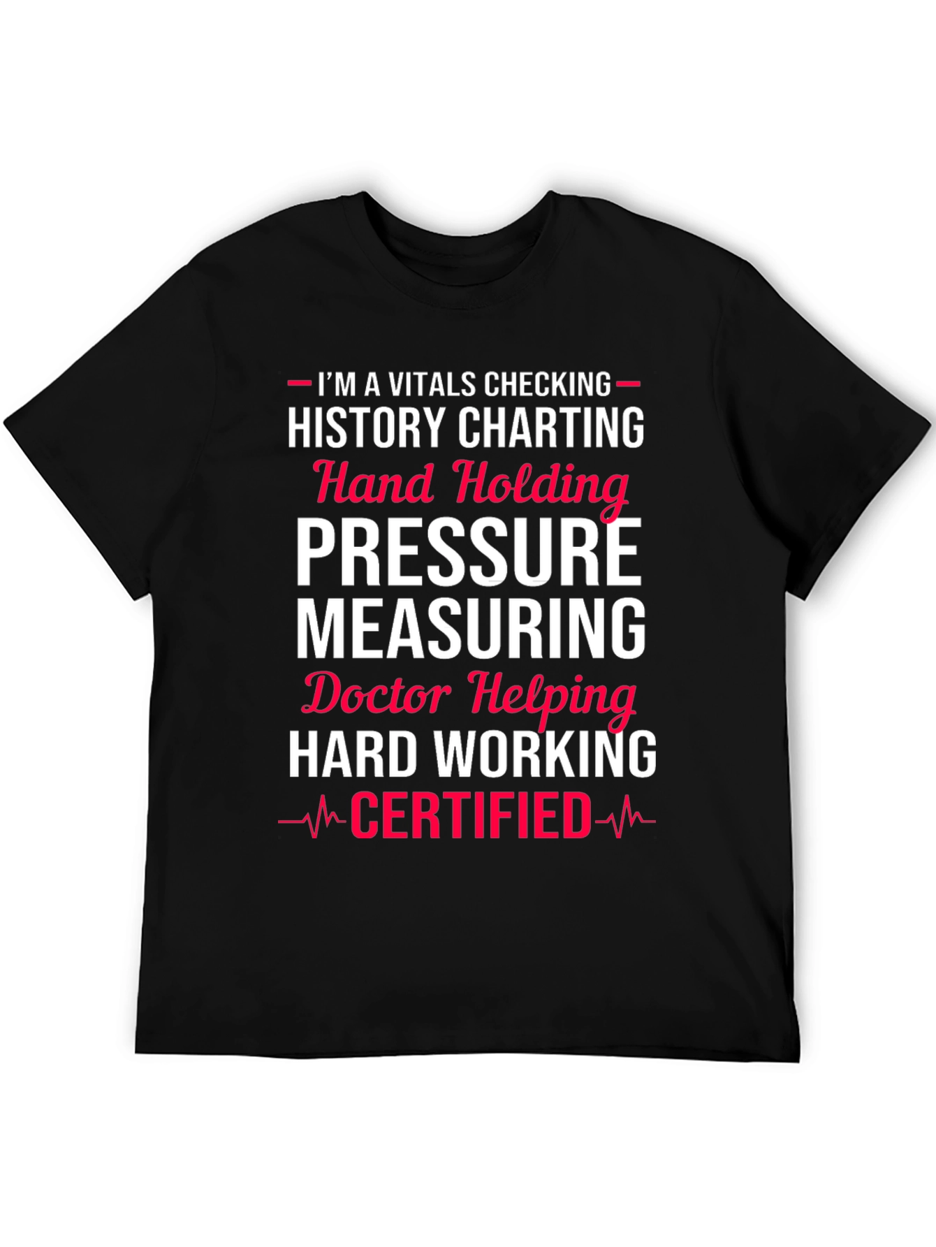 Vitals Certified Medical Professional T-Shirt