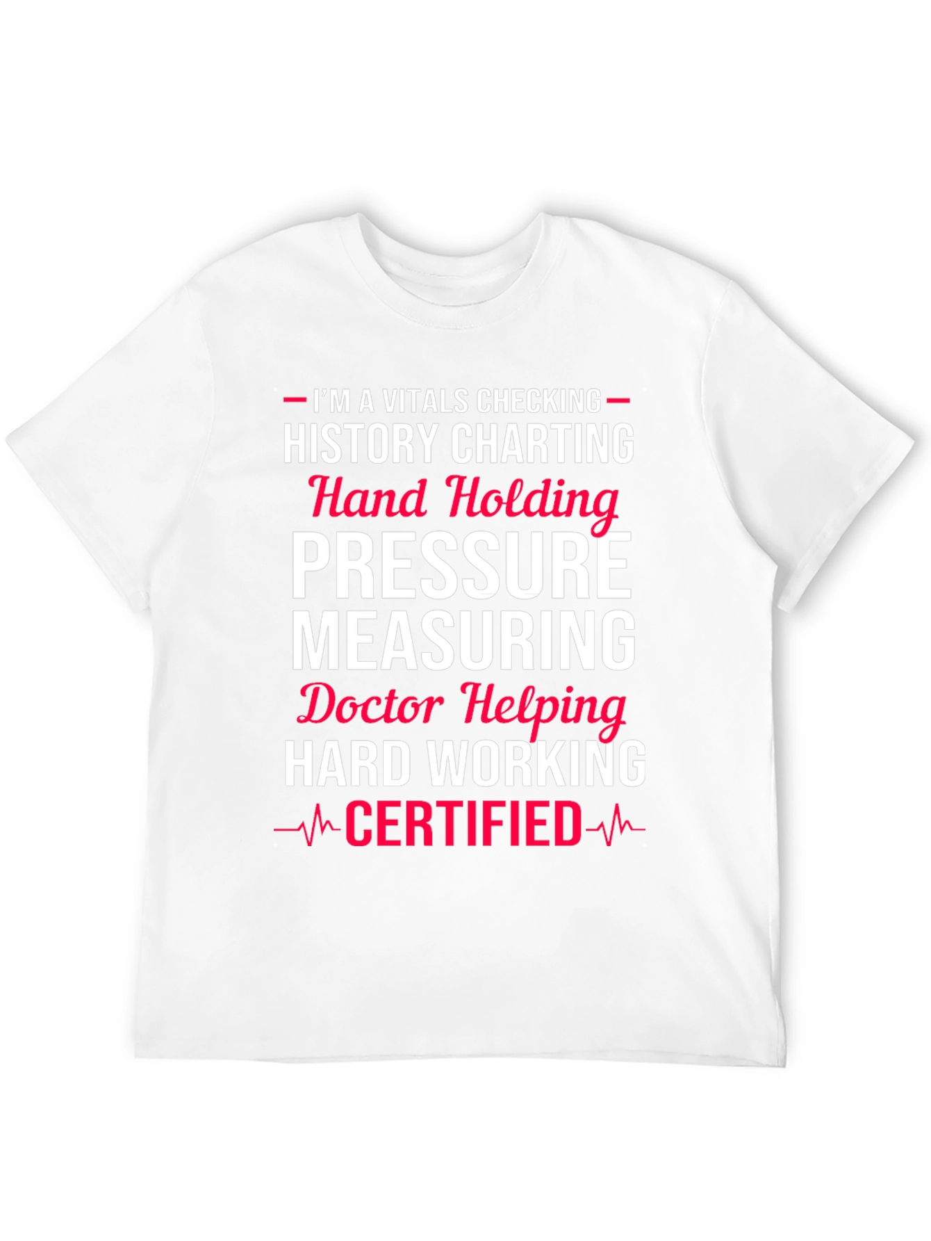 Vitals Certified Medical Professional T-Shirt