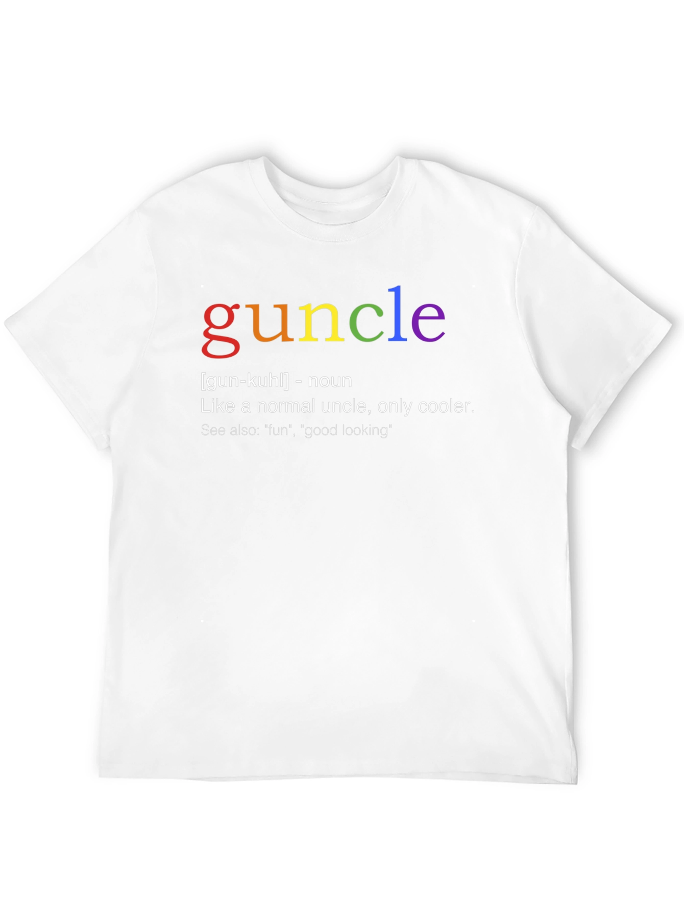 Guncle Definition T-Shirt - Cool Uncle